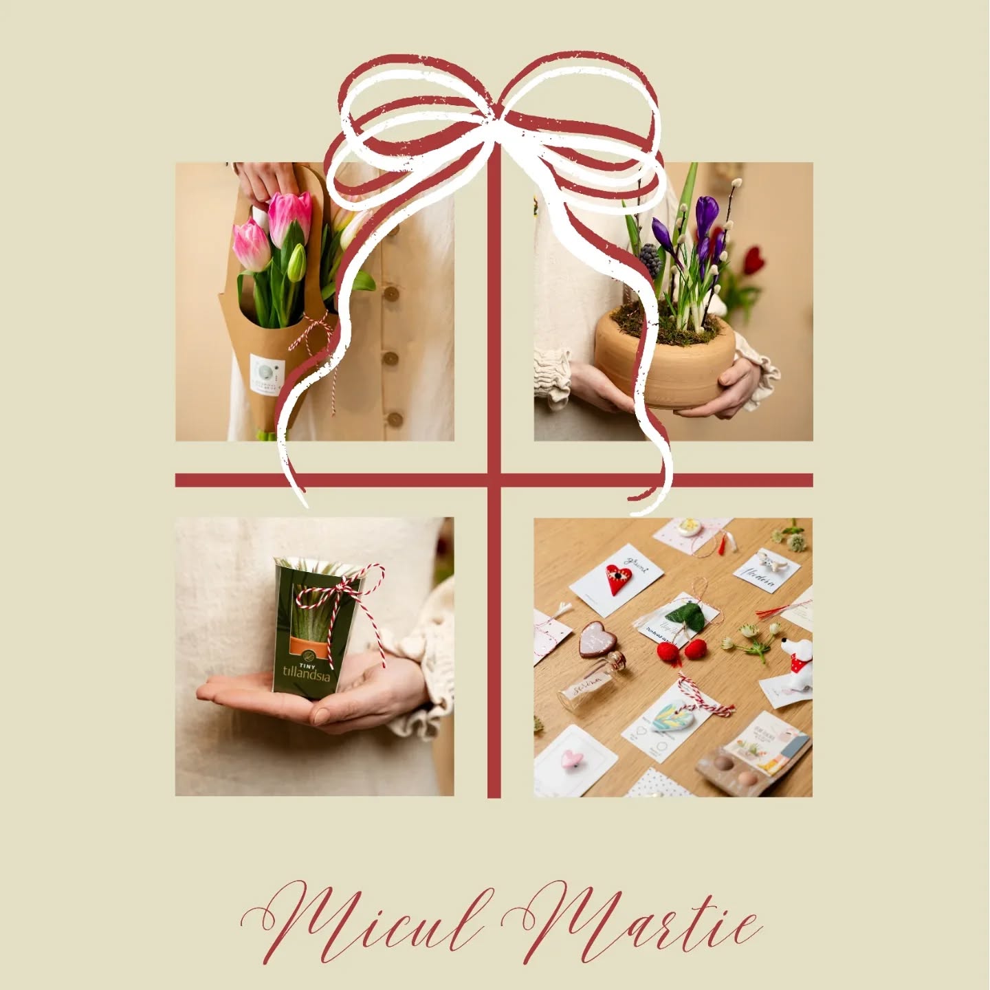 #colectiamiculmartisor
Am plecat de la etimologia cuvântului "mărțişor" şi nu am ajuns prea departe, pentru că ceea ce căutam era deja acolo.
În esență, mărțişor înseamnă „micul martie”. Încă o dovadă că lucrurile mici pot însemna mult.
În primul nostru Martie, în colecția Micul Martie, aducem flor-işor, plant-işor şi mărțişor. Pentru cineva drag. Sau pentru tine. 🌱
PS.Catalogul este disponibil în link-ul din bio (linktree).
Pentru comenzi, PM sau 0722314292 🫶🏼
