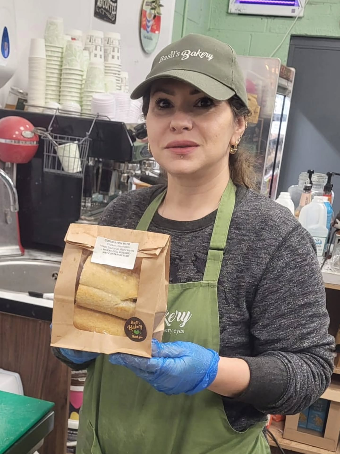 Good morning, my favourite sandwich is Coronation Chicken! I first tried it when I came in UK 10 years ago! Cooked chicken coated in a creamy, lightly curried mayonnaise sauce, mixed with sultanas served in our improved baguettes!!!#freshsandwiches #coronationchicken #suportlocal #indepentantbakery #familybakery