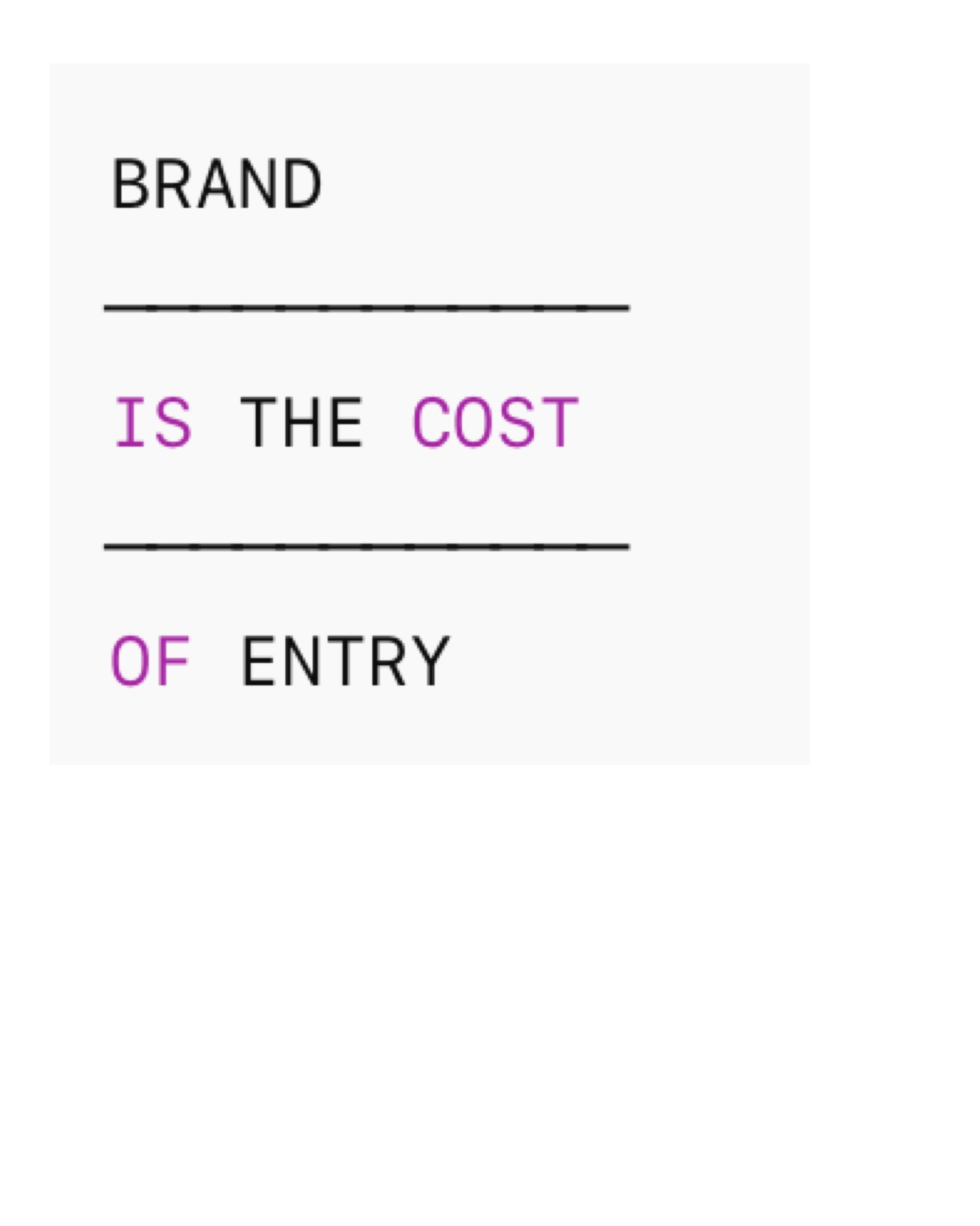 Brand Is the Cost of Entry, Not the Finish Line
You don’t win because you have a brand.
You win because you manage it.
#BrandManagement #LOLAThinking