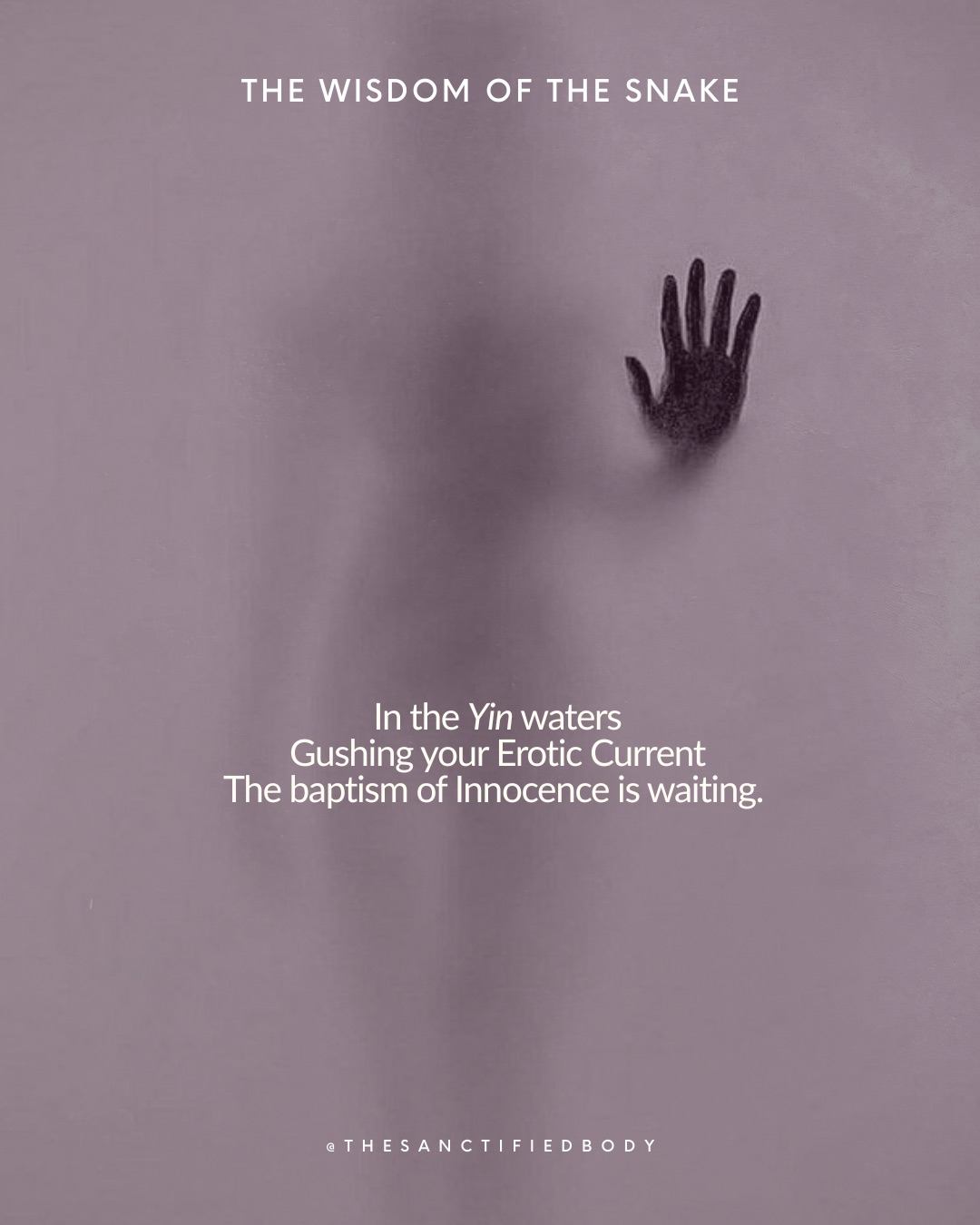 An expansion of our consciousness demands a moment of undoing for the shedding of old, limiting conditioning to happen. As the Serpent, symbol of Wisdom, for a new version of yourself to emerge, we need to pause in sacred rest to be immersed in the vast waters of the subconscious mind. This has been the invitation of Winter, inviting us to leave aside external activities and listen to the inner chamber of our Being.
Listening, sitting quietly to enter the depth of our subconscious mind to feel the impulses and patterns no longer serving us.
Listening, diving deeper to remember the vastness of the waters of our subconscious mind for a spontaneous dissolution to happen. To be again a blank page for a new way of being and living.
As the Serpent is entering the liminal space, winter is the invitation to listen to the vibrant silence of innocence prior to any cultural, religious and social textures shaping our way of being and perceiving the world.
In the waters dissolving patriarchal limiting conditioning, The baptism of innocence is waiting.
Will you have the courage to surrender, to not know what to do and to go deeper into the dark unknown of the primordial Womb of Being?
Being,
Dissolving all the imprints into the infinite vastness of the baptismal waters,
Dying …
To be raptured by a new way of talking and being with people around you,
To be again at the center and centered in the truth of your instincts
To be the vessel through which new words pour
For a doing/yang no longer exhausting you
But a giving attuned to the Mystery
Through your Erotic Innocence.
#consciousnessshift #femininewisdom #womenempowerment #eros #wombwisdom