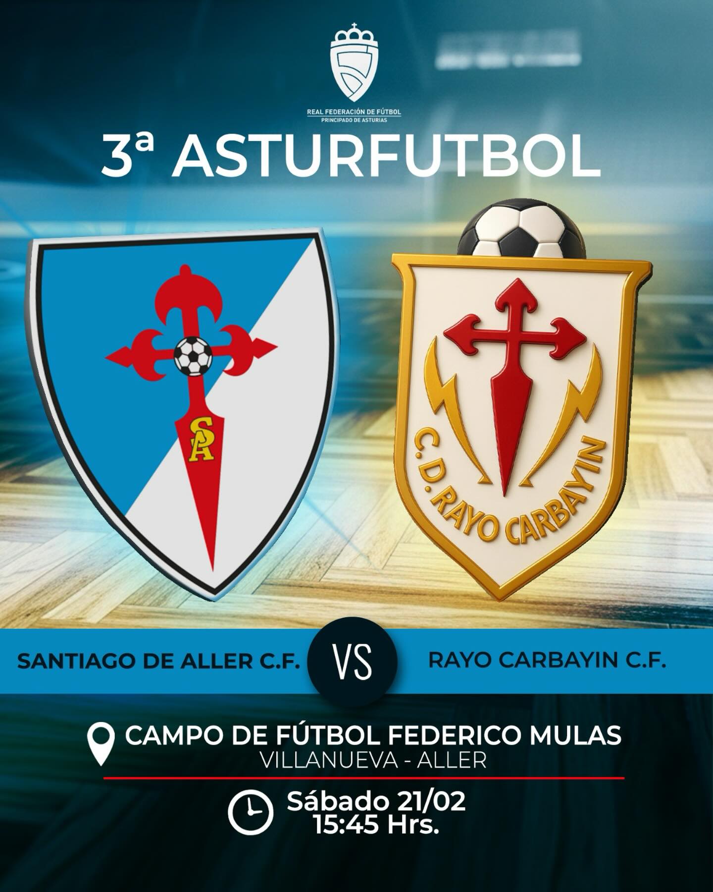 Que el carnaval no os coja desprevenidos… pero tampoco la jornada adelantada de nuestro regional, mañana a las 15:45 os esperamos a todos, con disfraz o sin el.
Los resultados no son justos con el juego y esfuerzo de nuestros chicos. Os esperamos.
#rendirsenoesunaopcion