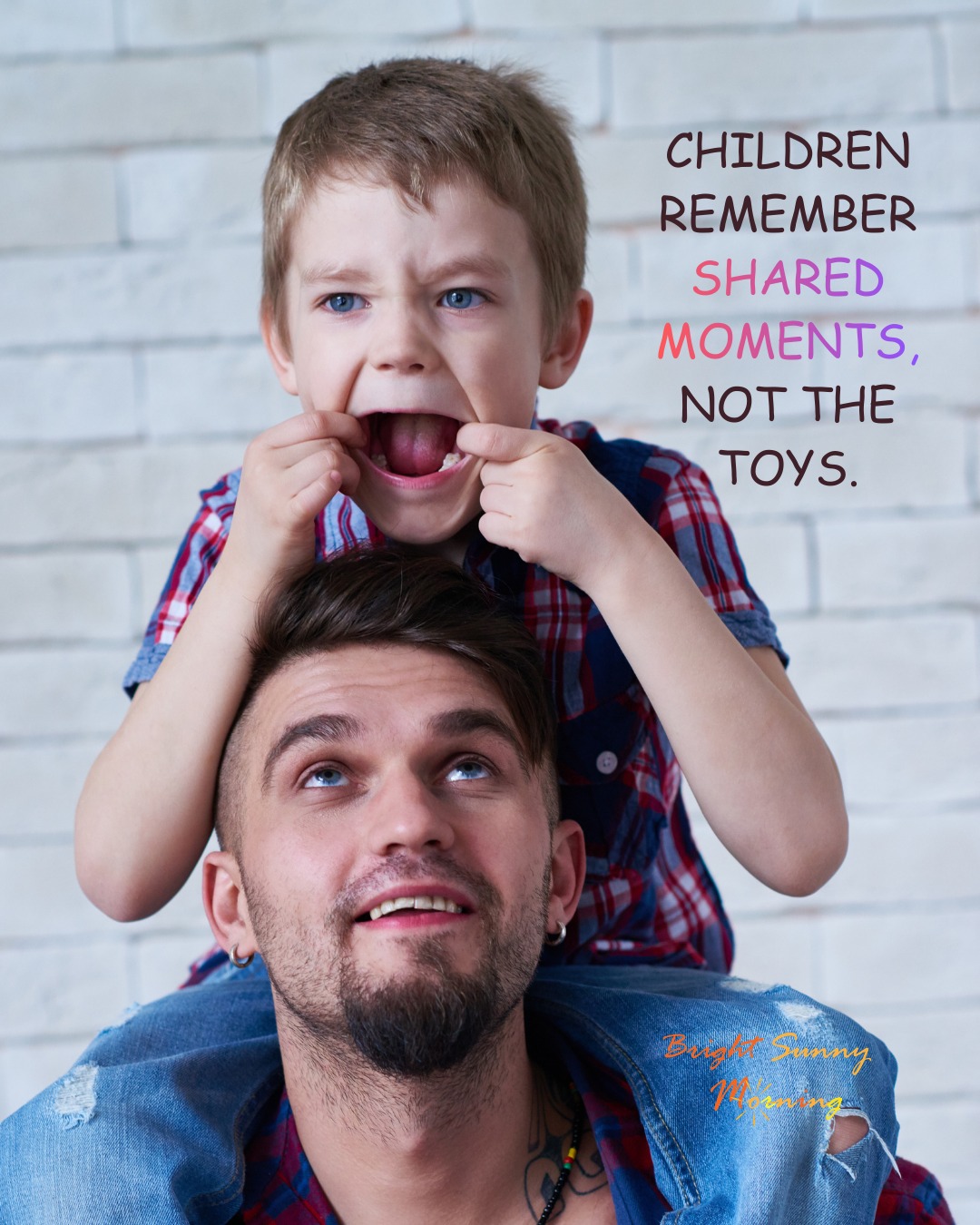 Children remember shared moments, not the toys.❤️✨🌞
#positiveparenting
#emotionallysafekids
#connectedparenting
#momentsoverthings
#raisewithlove