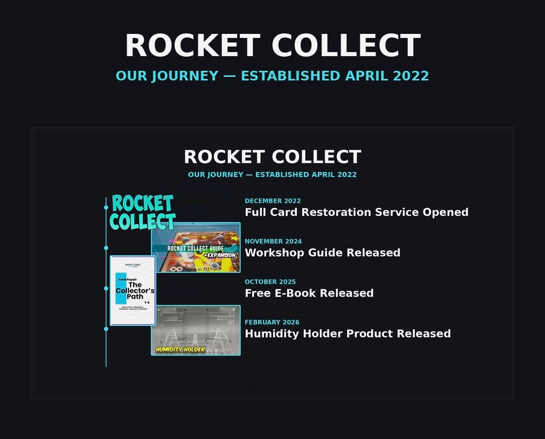 Thank you for being there along the way 🔥🚀❤️
Card restoration has truly taken off, and I’m grateful to be here for the ride.
Collectors and restorers have come so far — pushing boundaries, breaking limits, and raising the standard every year. It’s honestly hard to imagine where this space will be in one, two, or even five years… but one thing’s for sure — it won’t disappoint.
I’ve met some incredible people along the way. You know who you are. Too many to list, but every one of you has helped shape this journey. 💙
Here’s to what’s next.
— Rocket Collect
Join our Discord! 7,800+ Members - 100% FREE to join - Poke & OP loving community with buy-sell-trade and priority to messaging 💯
*Link to join on our LinkTree on Insta Profile*
#pokemon #pokémon #pokemoncards #pokemontcg #pokemoncommunity