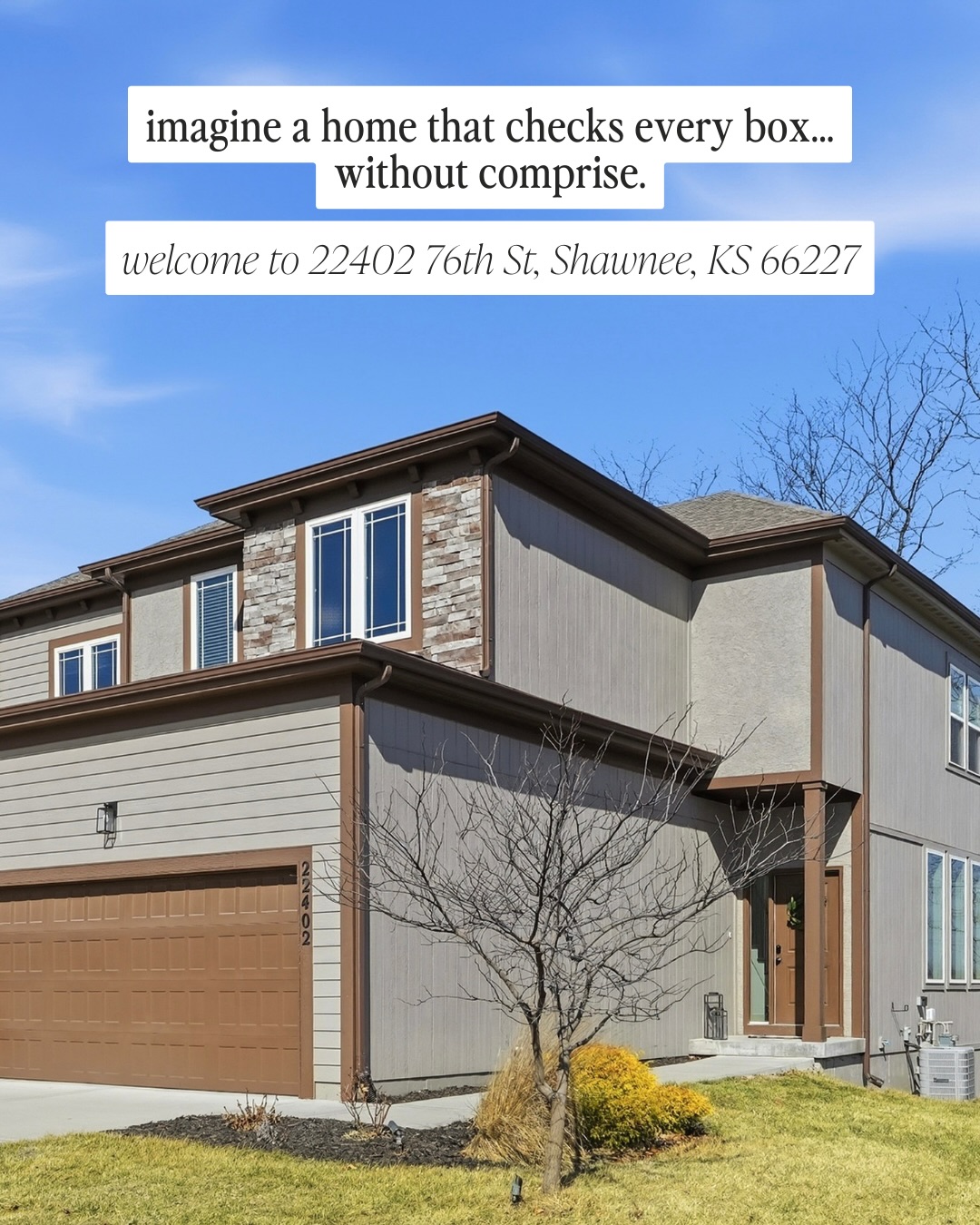 LIVE TODAY | Step into this elegant and timeless town home built in 2021. Bursting with natural light, floor to ceiling windows, with a wooded view. This home has been thoughtfully designed with an open layout - welcoming and spacious from the moment you walk in. The kitchen features sleek cabinetry, quartz countertops, and stainless steel appliances—perfect for entertaining. The living spaces flow effortlessly, offering both functionality and charm, while the bedrooms provide serene retreats, bathed in sunlight during the day.
◾️ 3 Bed
◾️ 2 Full BA 1 Half BA
◾️ Single Family
◾️ 1,655 Sq. Ft.
◾️ $415K
22402 W 76th St Shawnee, KS 66227
•
•
•
justlisted justlistedkc JustListedKC KCMORealEstate HistoricHomesKC HouseHackingOpportunity LiveAndEarn KCInvestors MultiGenLiving CompassRealEstateKC