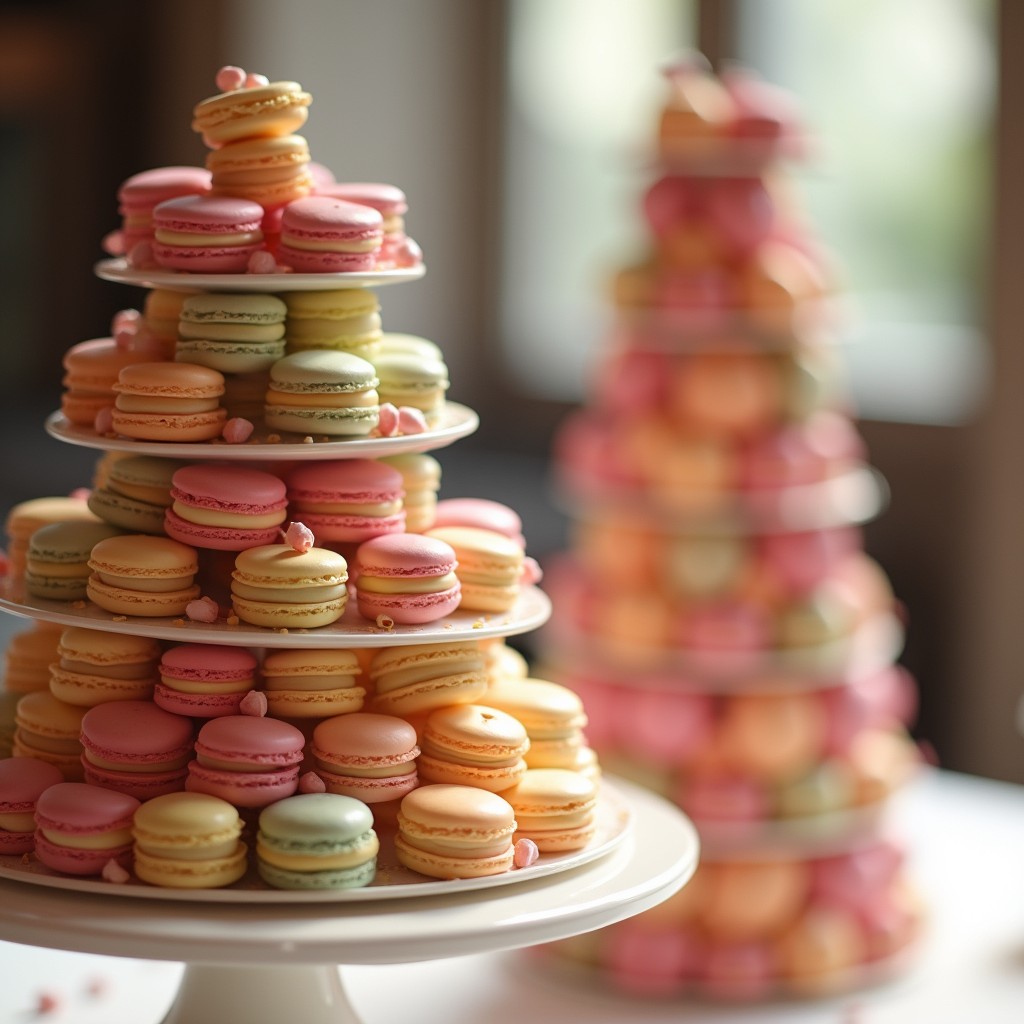 We craft scalable, gluten-free macaron towers that dazzle at any event. Flavors handpicked, structures secure, and on-site setup ensures flawless presentation. Link in bio to explore sizes, logistics, and bespoke options. 🍰🇫🇷✨ #MacaronTower #EventDesserts #WeddingSweets #LuxuryCatering #GlutenFreeTreats #FrenchPatisserie #DessertDesign #CaterersOfInstagram
