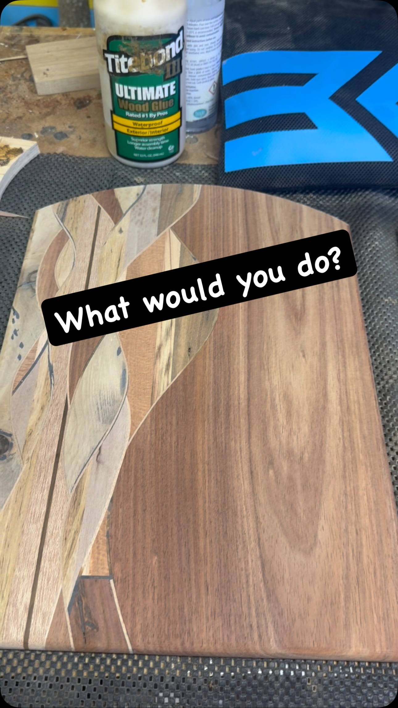 So do I add the hole or keep them as they are? #woodworker #advice #designtipps #bespoke #handmade