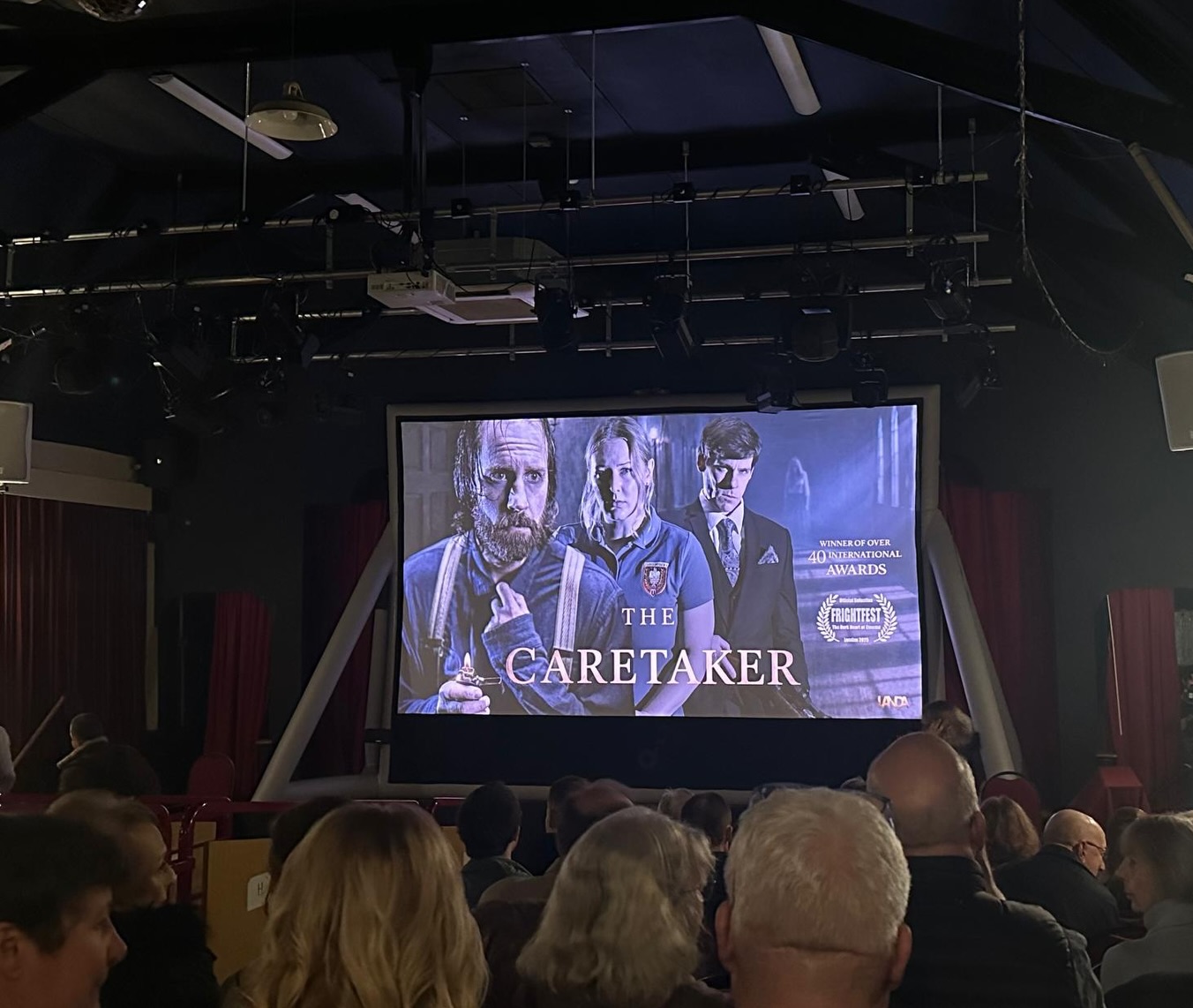 We had a full house (150+ attendees) at the @cordeshallofficial for the advanced screening of @thecaretakermovie with a great audience response along with an in depth Q&A! Huge thanks to all those who attended and helped organise it! @bexmcc54 @jcoralie1 @ericjamesgravolin @andybones14
First theatrical screening date to be announced this week!