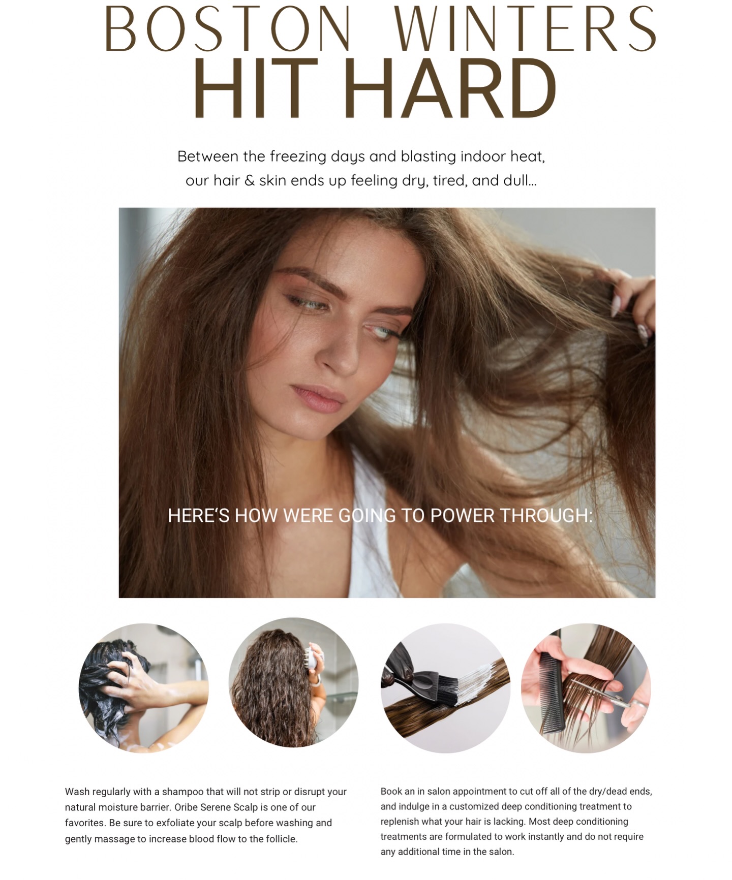 And we’re getting another 12-17” next Tuesday 🫠
So plan your self care now! Treat yourself to the face masks, eye masks, hair masks.. all the things ✨
Let it all soak in while you catch up on your shows or start a new book.
And just remind yourself, spring is near! 🌱☀️🌷