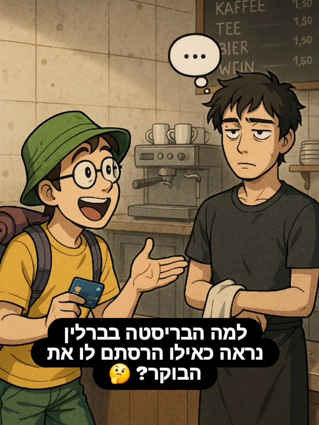 נחתתם בברלין. הכל נראה מגניב ואירופאי, עד הרגע שנכנסתם לבית קפה או עליתם לאוטובוס. שאלתם שאלה פשוטה, אולי אפילו חייכתם, ובתגובה קיבלתם נביחה בגרמנית שנשמעת כמו התקפה חזיתית. המלצר זרק את התפריט, הנהג סגר את הדלת, והבריסטה מסתכל עליכם כאילו הרסתם לו את הבוקר.
ברוכים הבאים למפגש הראשון שלכם עם ה-Berliner Schnauze ("החרטום הברלינאי").
צריך להבין: בברלין, חיוך לא קונה לכם שירות טוב יותר. מבחינת המקומיים, חיוך רחב מדי למישהו שאתם לא מכירים נחשב למזויף או סתם מעיק. הם לא בהכרח שונאים אתכם באופן אישי, הם פשוט שונאים את העובדה שאתם מעכבים את התור עם "סמול טוק" או מבקשים משהו שלא מופיע בתפריט.
חוקי המשחק בברלין:
■ תהיו ענייניים: אתם רוצים קפה? תבקשו קפה. בלי הקדמות של "היי, מה נשמע". בברלין, יעילות היא הנימוס החדש. מי שחוסך במילים מקבל כבוד.
■ אל תנסו לחנך אותם: אם המלצר גס רוח, אל תנסו להתחכם. זה רק יחמיר את המצב. הדרך היחידה לעבור את היום בשלום היא להיות קצרים, מדויקים וחסרי רגש בחזרה.
■ ה"לא" הוא סופי: בברלין, חוקים הם לא המלצה. אם המטבח נסגר ב-21:00, הוא נסגר. גם אם הגעתם ב-21:01 ואתם הלקוחות הכי נחמדים בעולם. שום חיוך לא יזיז אותם מהחוק היבש.
הישירות הזו היא חלק מה-DNA של העיר. זה מחוספס, זה לפעמים פוגע, אבל לפחות אתם תמיד יודעים בדיוק איפה אתם עומדים. אל תקחו את זה אישי, זה לא נגדכם, זה פשוט ברלין. ותתנחמו בעובדה ש 1 מכל 4 ברלינאיםהוא זר ויש 25% סיכוי שהוא ישרת אתכם 😉
#BerlinByShai #BerlinerSchnauze #BerlinCulture #BerlinTravel #ברלין גרמניה