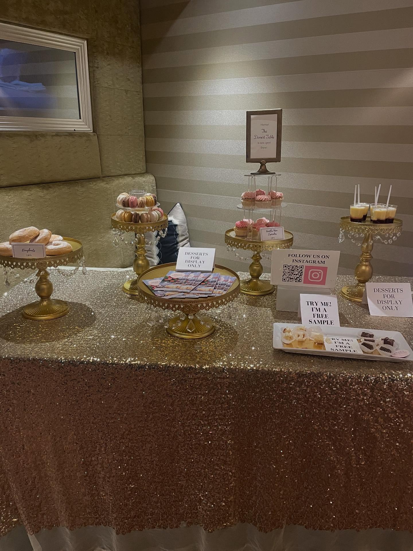 Are you new here? Welcome if you’ve started following us! We’re total believers that your wedding cake and dessert table should be as unique as your love story. Here are some delicious ideas to inspire you!
1️⃣ Buttercream tiered cake: Classic and elegant, a multi-tiered cake is a timeless choice but every one of our gorgeous designs stand out, from nearly naked to coloured to your exact wedding palette. We make ours with a beautiful buttercream that tastes as good as it looks.
2️⃣ Luxury Dessert Table: Choose your Table look (Gold Glamour seen here, Hollywood, Rustic Chic or Classic White) and favourite mini cakes from a lavish menu of sweet treats. We’ll hand bake them, set up everything in a pristine, chic arrangement from high to low, then return to tidy it all away after your wedding. Did we mention we bake gluten-free, dairy-free and vegan too?
3️⃣ Cupcake/brownie/doughnut tower: For a fun and modern twist, why not opt for a tower display of mini treats? You can even add your wedding cake on top of the display for a real showstopper! (Ask us how 🍩)
Remember, you can have more than just a Wedding Cake as part of your day. Choose what you love as a couple and enjoy every bite!
📍Glasgow Weddings • Edinburgh Weddings • Wedding Dessert Table • Artisan Cake Maker • Scottish Weddings • Modern Wedding Cakes • Scottish Wedding Venue • Wedding Macarons • Wedding Doughnuts