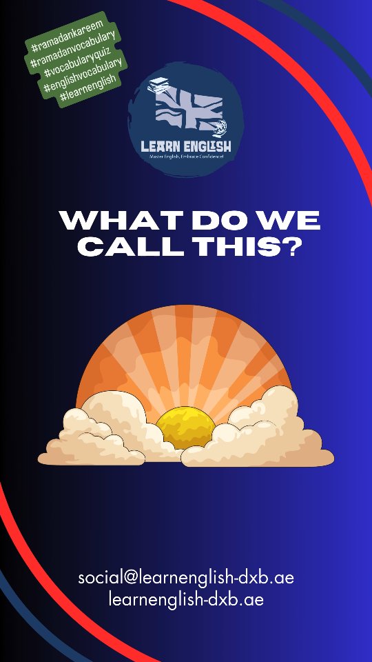 #ʀᴀᴍᴀᴅᴀɴᴋᴀʀᴇᴇᴍ try today's #vocabularyquiz on #ramadanthemed #vocabulary and put your skills to the test with our #englishquiz