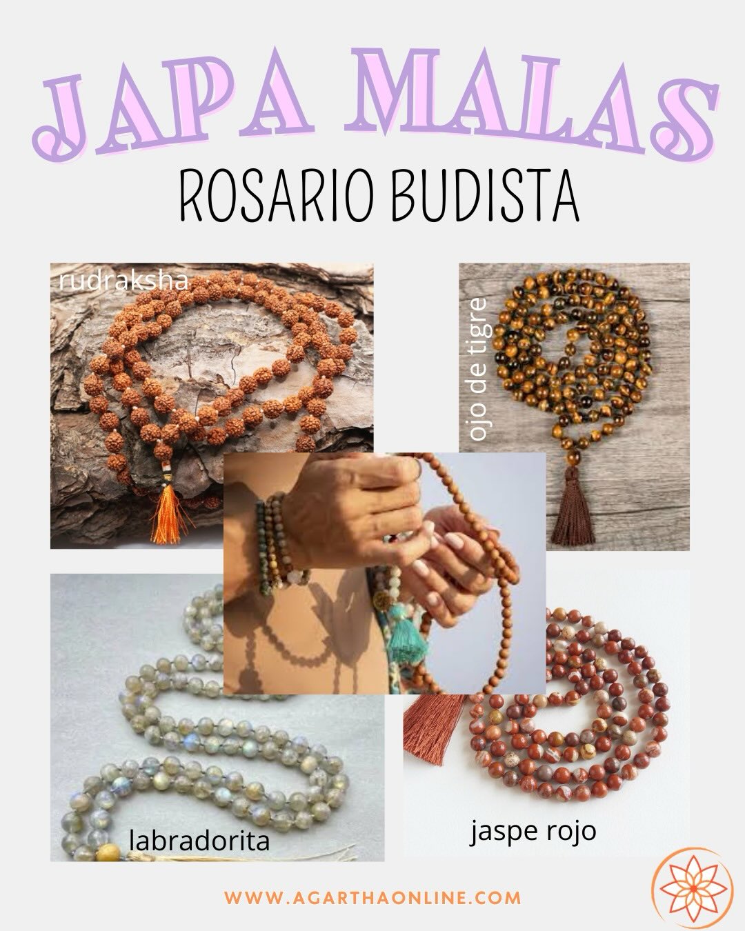 Un ancla para tu alma. 📿✨ Descubre tu Japa Mala.
¿Un collar bonito? Sí.
¿Un amuleto con estilo? También.
¿Tu nuevo aliado zen? DEFINITIVAMENTE 😌✨
Los Japa malas son esas 108 o 45 cuentas que te ayudan a repetir tu mantra sin perder la cuenta (porque sí, todos nos distraemos 🙃). Respiras, repites, conectas… y de paso elevas tu outfit espiritual 🔮🧘🏽♀️
Sirven para meditar, manifestar, relajarte o simplemente recordarte que necesitas bajarle dos rayitas al estrés 🌿
En la quietud, el Japa mala se convierte en puente: entre mente y corazón, entre palabra y energía, entre lo que eres y lo que estás llamado a ser 💫
Que cada repetición sea una ofrenda.
Que cada mantra despierte tu luz interior. ✨
www.agarthaonline.com
#JapaMala #VibraBonito #MeditaciónConEstilo
#JapaMala #JapaMala108