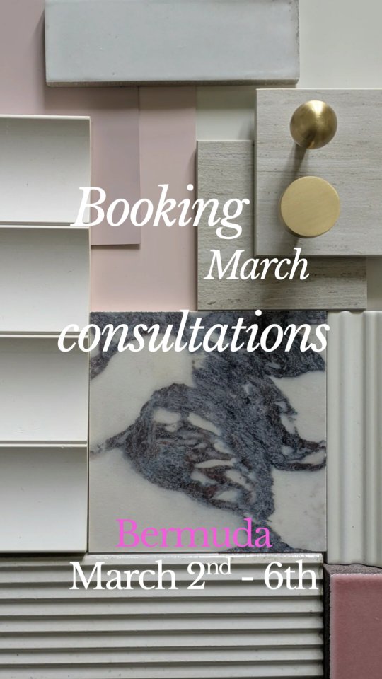 Prepping to fly over to sunny Bermuda next week! ✨👷🏻
If you are interested in a home consultation, or know someone who might be in need of some interior design support, please reach out! I would love to hear from you.📐
#bermudainteriors #dreamhome #bespokeinteriorsolutions