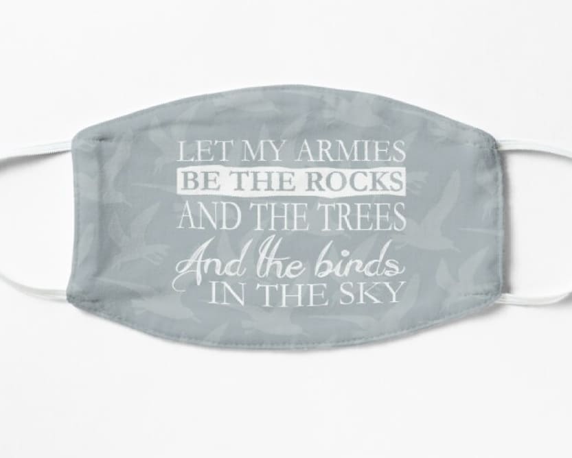 When you just really need a mask that channels the best of Charlemagne, thanks to Dr. Henry Jones. #lastcrusade #charlemagne #drjones #antifascist #ihatetheseguys #noticket