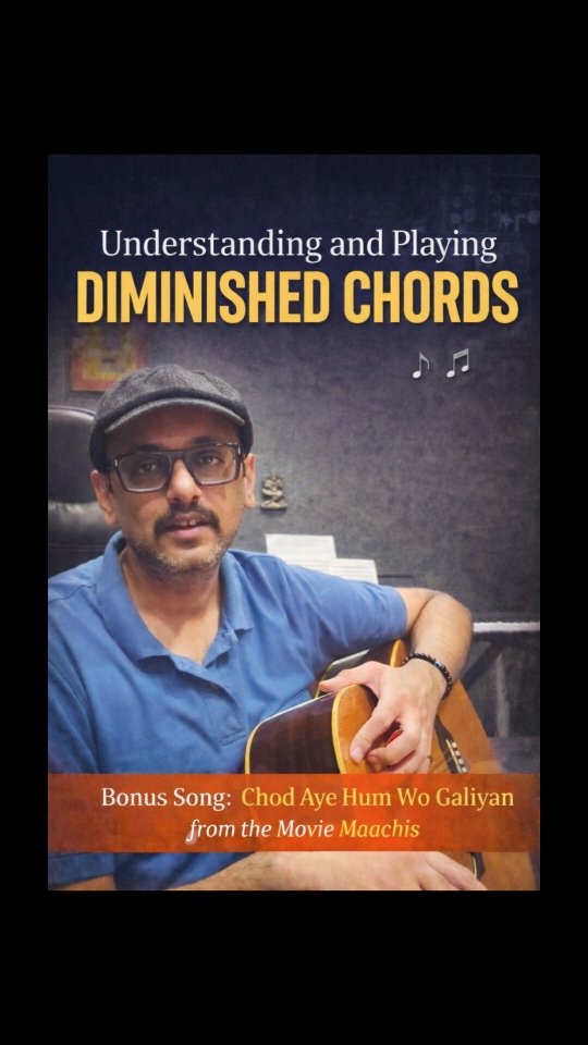 Ever wondered how Diminished Chords add that beautiful tension before resolution? 🎸
In this Reel, let’s understand, hear & play diminished chords on the guitar — with a bonus breakdown of “Chod Aye Hum Wo Galiyan” from the movie Maachis.
Save this for practice & DM to join my Online Guitar Classes.
#DiminishedChords #GuitarLessonsOnline #MusicTheory #GuitarReels #guitartheory