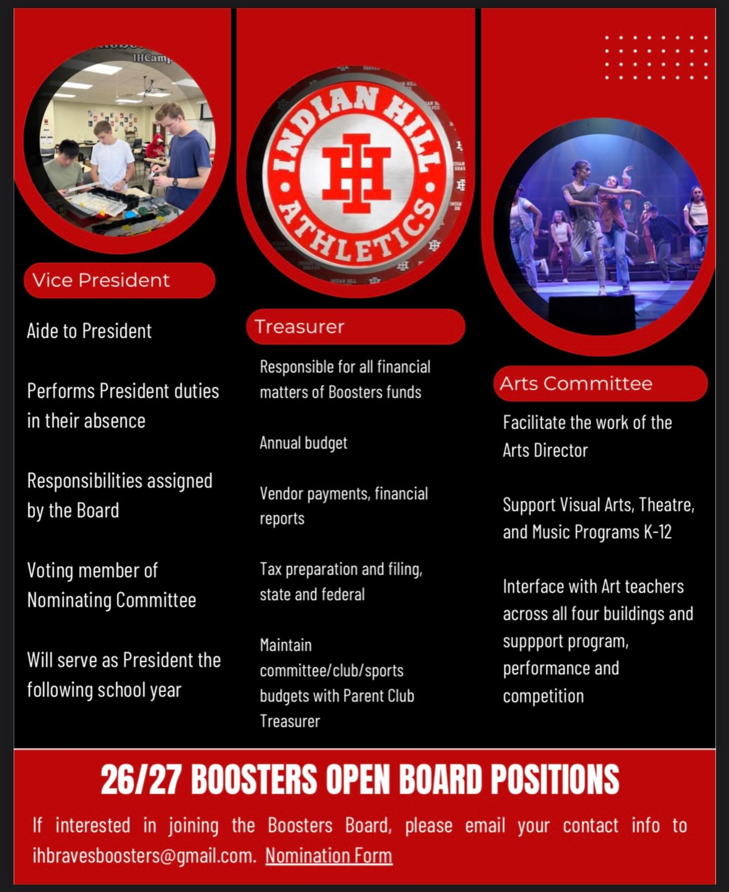 We are looking for volunteers that are ready to help make a difference in our students’ experiences. Interested in JOINING, check out our nomination form on our profile. 📣 Shout out to our 25-26 Boosters sponsors: Neyra Paving, Camargo Trading, Jaguar Land Rover Cincinnati, John R. Jurgesen Co, Sibcy Cline, Bahl & Gaynor, Oyler Hines, Scarlett & Gray, Dial One Security Inc, Cincinnati Vision Group