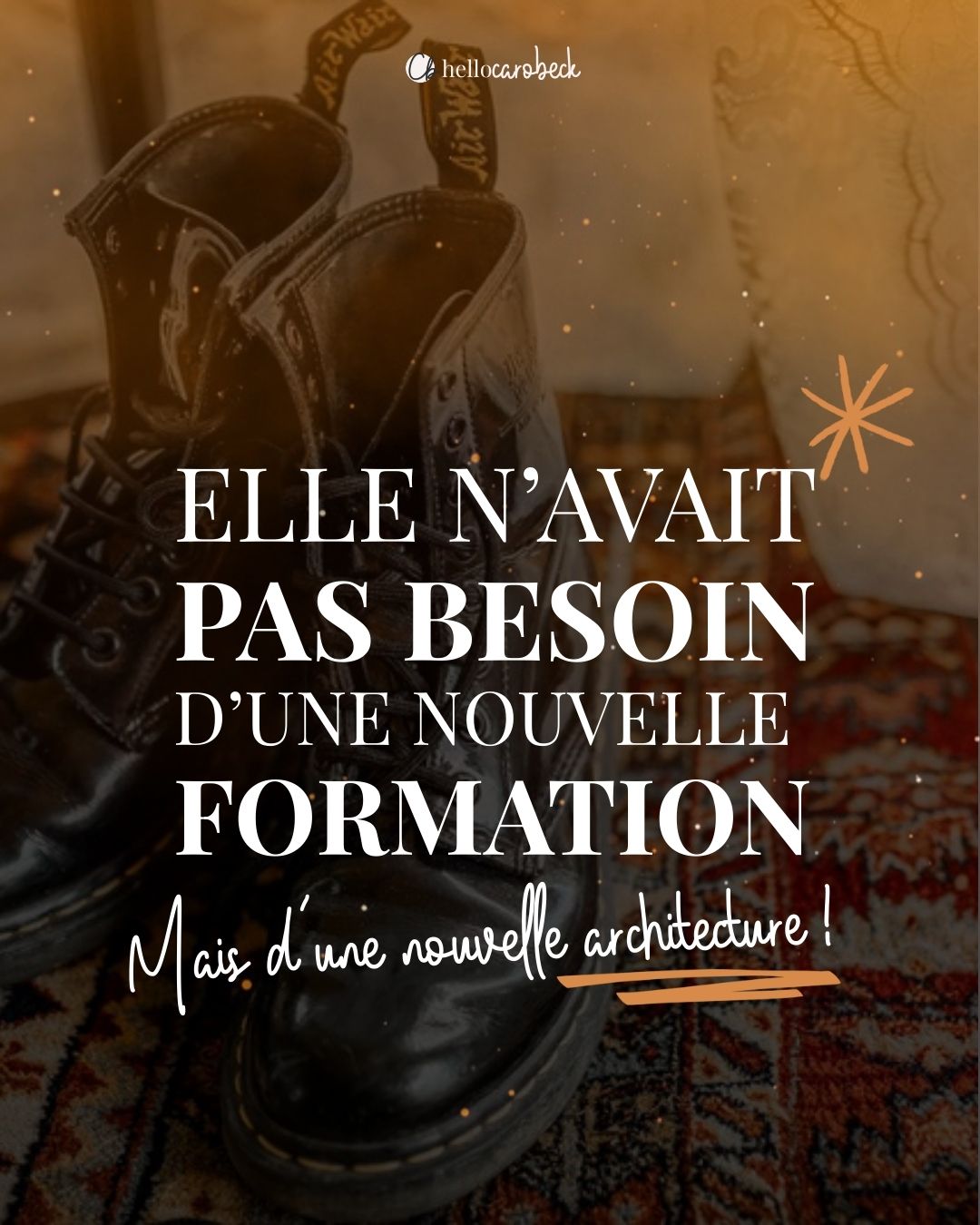 En une semaine, elle a fait plus que sur ses six derniers mois.
Elle était comme beaucoup de Patronnes que je croise : une "collectionneuse de briques".
Dès qu’elle doutait, elle s’inscrivait à une nouvelle masterclass gratuite.
Dès qu’elle se sentait dépassée, elle achetait une formation en ligne supplémentaire.
Un challenge par-ci, un e-book par-là.
Elle pensait qu'il lui manquait une compétence.
Alors qu'il lui manquait simplement une structure.
Elle a d'abord fait un Diagnostic avec moi !
Elle avait assez de connaissances pour faire tourner trois boîtes, mais elle s'épuisait à essayer de tout faire tenir avec du scotch et de la bonne volonté.
Le "Shift" immédiat : Elle a arrêté de chercher la "formation miracle" et elle a choisi le Mentorat. Elle n'a pas investi dans un énième PDF à lire le dimanche soir. Elle a investi dans un regard extérieur qui connaît l'arène depuis 20 ans.
Le résultat ?
En 7 jours de Mentorat, le brouillard s’est levé :
✅ On a élagué 80 % de ses tâches "bricolage" qui lui bouffaient son énergie ND.
✅ On a priorisé son architecture : une offre claire, un message souverain.
✅ Elle a posé ses premières actions alignées dès le lundi matin, sans procrastiner.
Parce que quand les fondations sont solides, l'action devient naturelle. L'hyperfocus "Cerveau Laser" se remet enfin au service du business, et plus au service du doute.
Si tu es toujours en train de chercher la prochaine formation pour te sentir "prête", c'est que tu es en train de te sur-adapter au cadre des autres.
Mon Mentorat n'est pas là pour t'apprendre une leçon.
Il est là pour t'aider à construire ton propre empire, avec tes propres règles.
Pourquoi ça a fonctionné ?
Parce qu'une formation te donne des briques.
Le Mentorat te donne le plan et t'aide à poser les premières pierres.
Si tu te sens noyée sous les masterclass et les "il faudrait que je sache faire ça", arrête tout.
Ce n'est pas une compétence qui te manque, c'est une architecture.
Je n'ouvre qu'une seule place en Mentorat pour mars.
Mais avant de parler de mois d'accompagnement, on commence par un diagnostic brut.
👉 Demande ton Audit Flash (15 min en vidéo) via le lien dans ma bio.