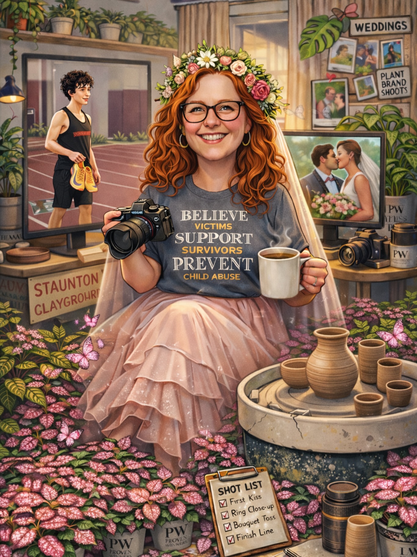 POV: I let AI turn me into a caricature and honestly…I’m not mad about it.
10/10 would cartoon myself again.
This wedding photographer and track mom loves her life! Tagging a few of the incredible humans and organizations I get to create alongside in this season 👉 @crossroadscafe22846 @hrcdcc @ValleyCAC @child_advocacy_va @lexskinrejuvenation @staunton_clayground @foothillscac_charlottesville @leafjoyplants @oaktreebuildershomes