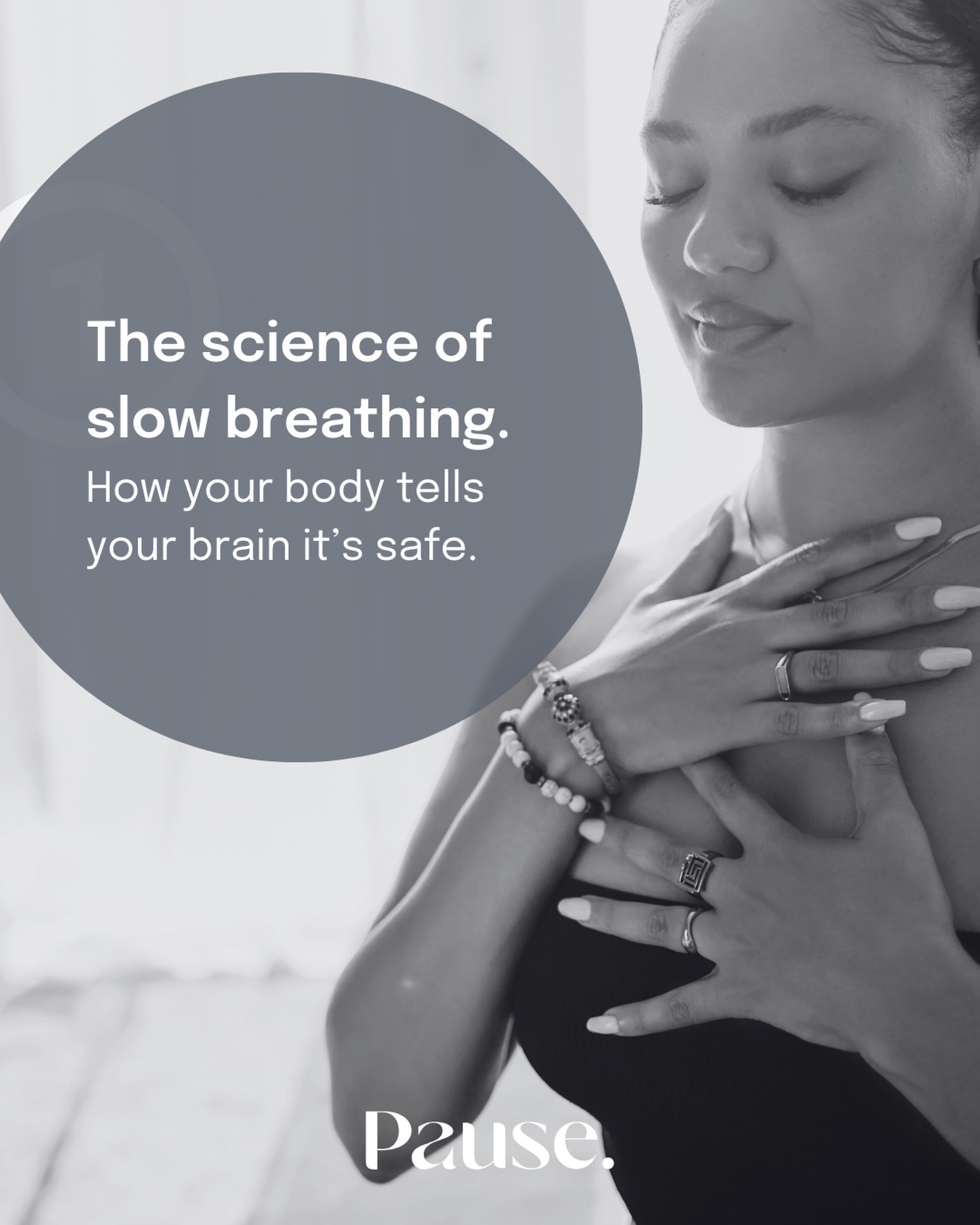 Slow breathing works because your body influences your brain.
When your breath slows, your heart rate slows. That slower heartbeat sends a signal back to the brain that conditions safety.
The brain responds by reducing stress output to the body.
The body leads...the brain follows.
Try this:
Inhale through your nose for 4 seconds
exhale for 6 seconds
repeat for 2 minutes.
Calm follows physiology. 🧘♀️
#pausecollective #everydaycalm #breathwork #intentionalliving #mindfulmoments