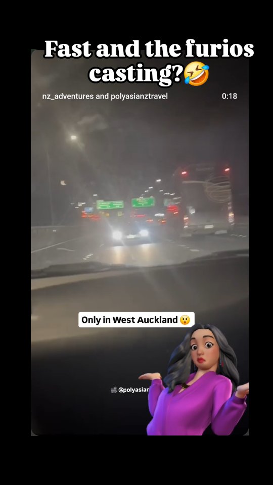 ¿ Que harias ? 😧🤯 Un carro manejando en reversa en plena motorway 🛣 Que loco! #latinkiwi #nuevazelandaenespañol #nzinspanish #nuevazelanda