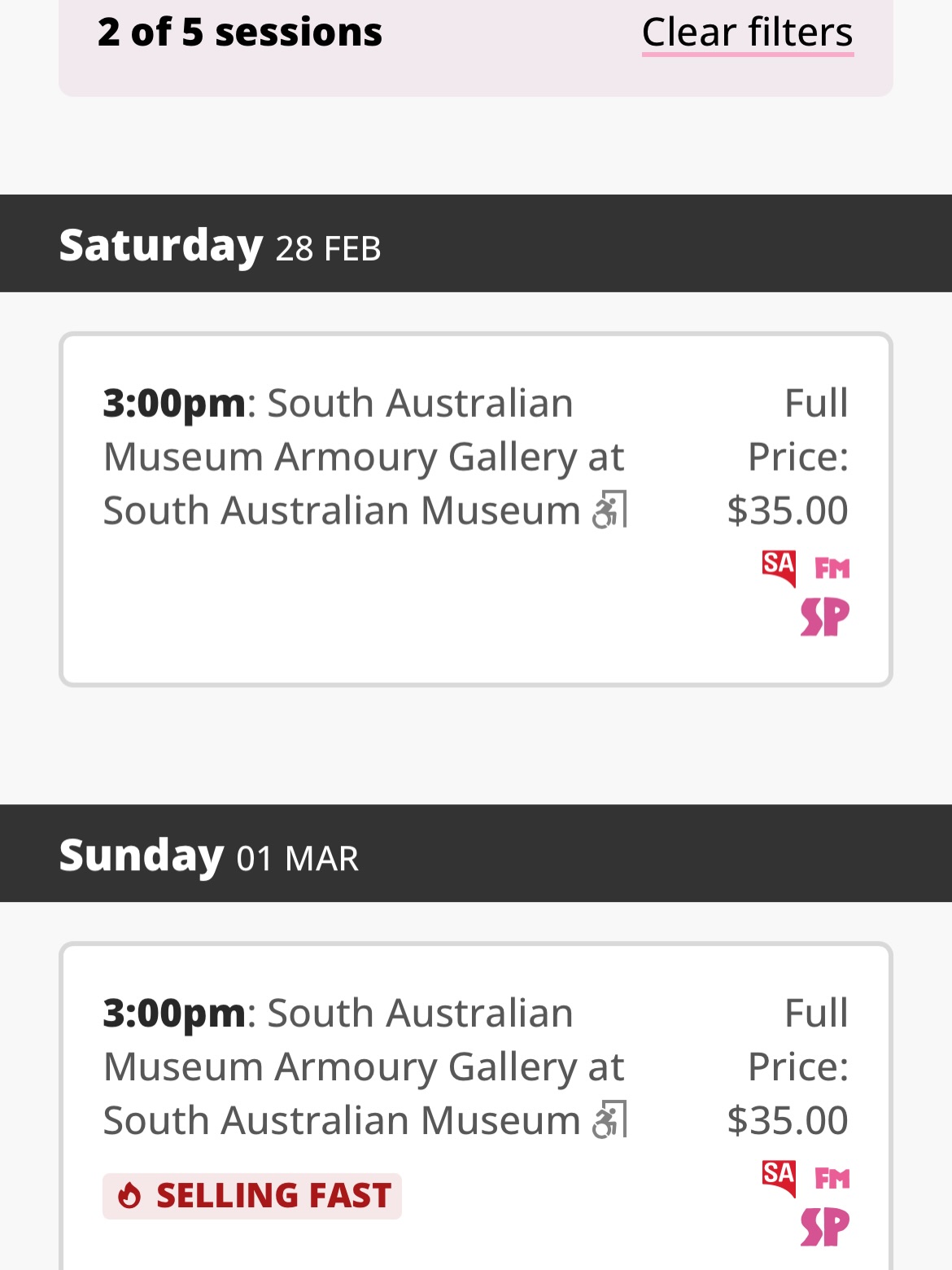 If you want to come to Evolution Revolution in Adelaide please book soon - tomorrow and next Weds are now listed as “selling fast”. You can use code EVOREVOADO for a sneaky discount if you follow my work on here. 🥰