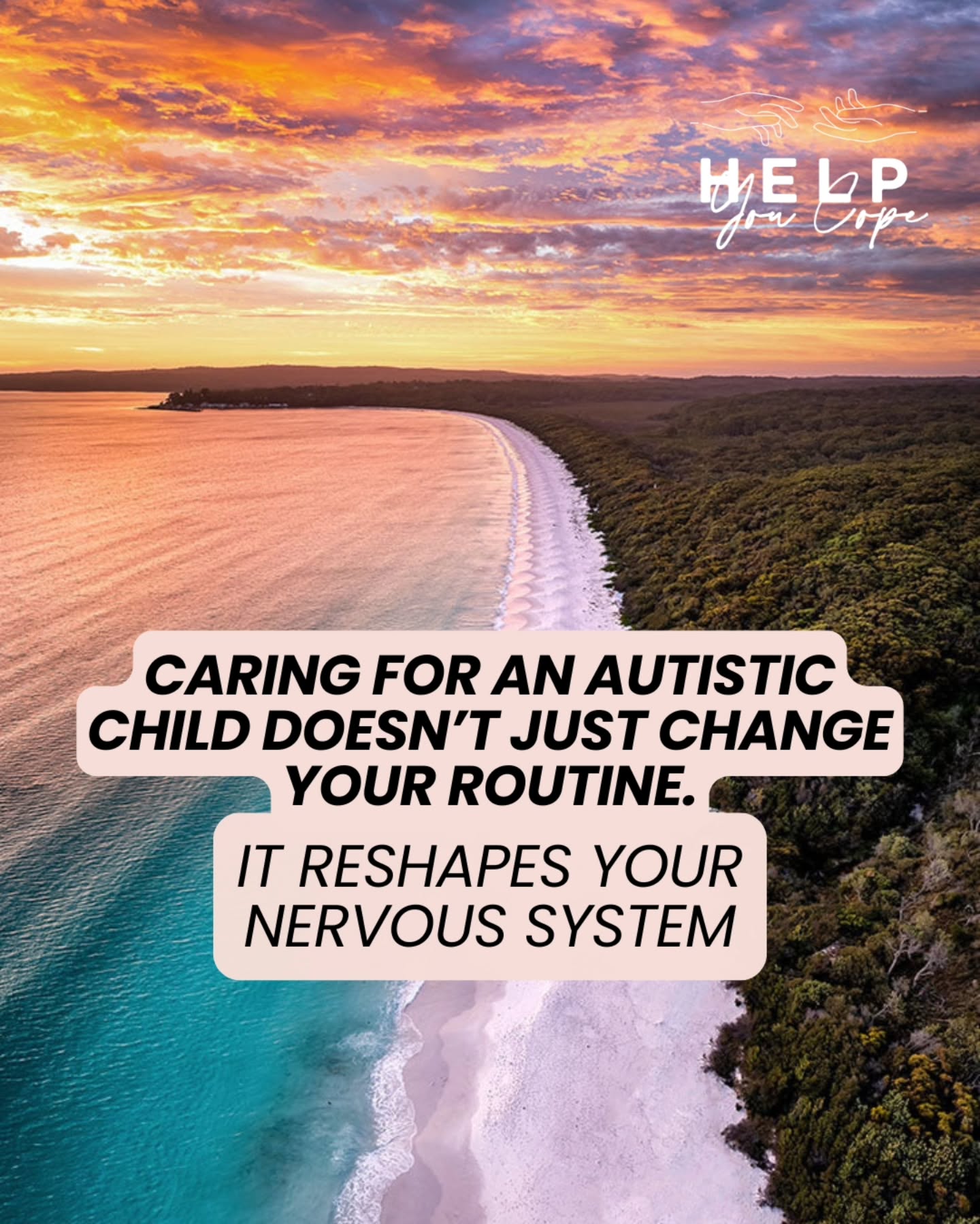 Caring for an autistic child reshapes more than your life, it reshapes your nervous system.
If you’ve felt constantly on edge, exhausted or unable to truly rest, there is nothing wrong with you. Your body adapted to keep your child safe.
At Help You Cope, we support carers, not just practically, but emotionally and nervously too🩷
Follow along, share with another carer, or reach out when you need support.
💌Visit www.helpyoucope.com.au for events, support and resources.
#HelpYouCope #AutismCarers #CarerSupport #carersmattertoo #CarerWellbeing