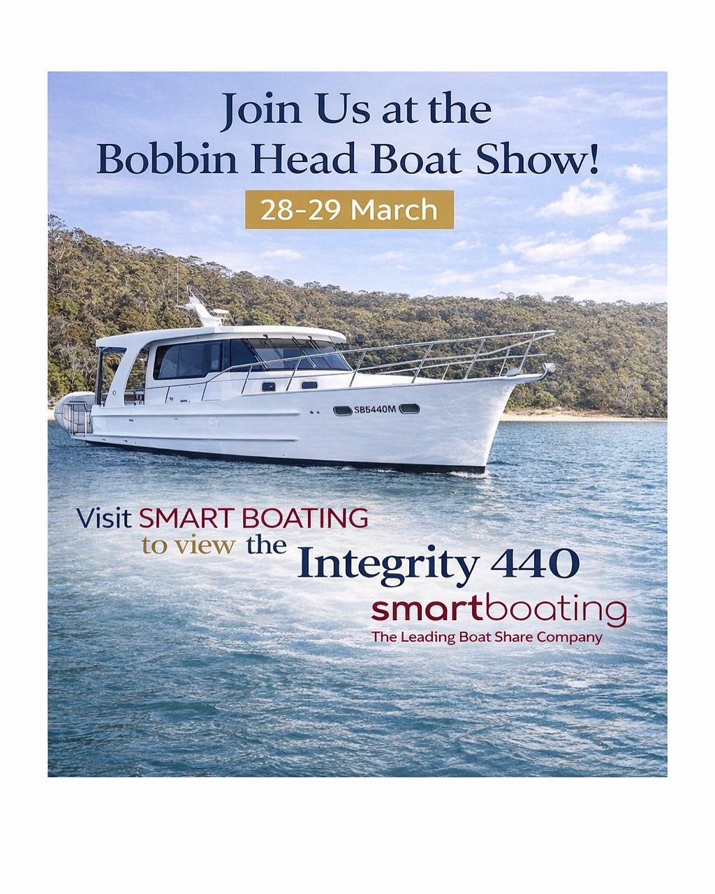Join us at Bobbin Head Boat Show on Sat 28 and Sun 29 March and….
🚤 Meet the Integrity 440 Sedan - swipe thru to see more
Luxury. Stability. Effortless boating.
The Integrity 440 Sedan is the evolution of a tried-and-tested trawler-style hull — delivering the safety, comfort and timeless design today’s boaters demand.
With a huge 14’2” beam, wide walk-around side decks and high handrails, she offers exceptional stability and safe passage in all conditions. Bow and stern thrusters provide fingertip control for stress-free berthing — because boating should feel easy.
🌊 Expansive swim platform with hot & cold shower
🍽️ Beamy cockpit with wrap-around seating & teak table
☀️ Seamless indoor/outdoor entertaining
⚡ Onan generator + 240V power
❄️ Reverse cycle air-conditioning throughout
From relaxed afternoons at anchor to elegant coastal cruising, the 440 is built for luxurious, timeless adventures on the water.
And the best part?
With SMART BOATING, you get 100% enjoyment — 0% hassle.
Operating from:
📍 Bayview (Pittwater)
📍 Clontarf (Sydney Harbour)
📍 Bobbin Head
📍 Hamilton Island (Whitsundays)
For over 20 years, they’ve helped more people go boating, more often — for a fraction of the cost of full ownership.
Ready to step aboard? See you at Bobbin Head 28/29 March
#Integrity440 #SmartBoating #BoatLife #LuxuryCruiser #SydneyBoating #Whitsundays #BoatShare #CoastalLiving #OnTheWater #MotorYacht