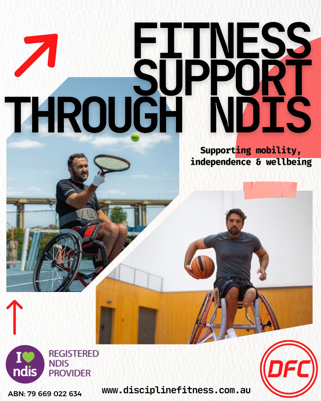 Movement can improve mobility, confidence and independence.
DFC supports structured exercise as part of overall wellbeing - including NDIS participants.
Fitness is for everyone.
#TheDisciplineFitnessCoach