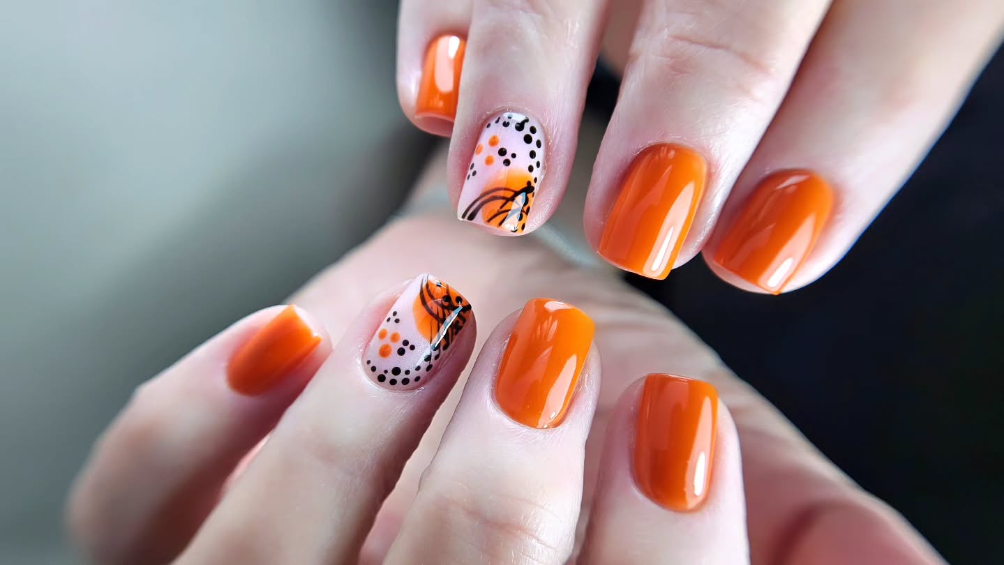Don't ask for my mood, just check my nails. They say it all. 🥰
#burntorange #dotsnailart #orangenails #nailsof2026 #nails2026