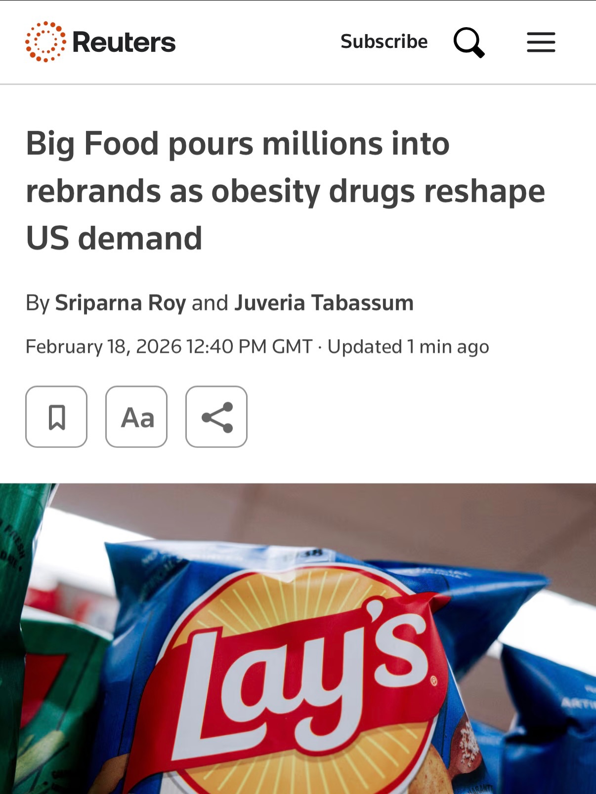Fresh news - and my views on the following slides…..
The food industry is finally starting to pivot as weight-loss medications reshape how people eat — and that’s a good thing. 📉 People taking GLP-1 meds are choosing smaller meals and higher-quality foods, reducing calories, desserts and alcohol, and increasing fresh produce. That shift could mean *billions* in lost sales for traditional snack giants: a sign that healthier choices really are winning real market influence.
‼️But let’s be clear: just because a big brand slaps “protein fibre” on a packet or shrinks portion sizes doesn’t mean it’s suddenly healthy. Many large food companies are pouring millions into rebranding and reformulating products to chase this trend — often landing them in the “health halo” category without meaningfully improving nutrition. Think high-protein chips vs whole foods that truly support satiety and metabolic health.
This is a positive macro shift for society — people are eating better and the market is responding. But keep your focus on real whole food, not clever packaging. Our bodies need food that nourishes us… not a label that suggests it does!
So - choose real food. Your health isn’t a trend or a line on Big Food’s P&L statement.
What do you think?
#weightlossmedication #news #womenshealth #healthhalo