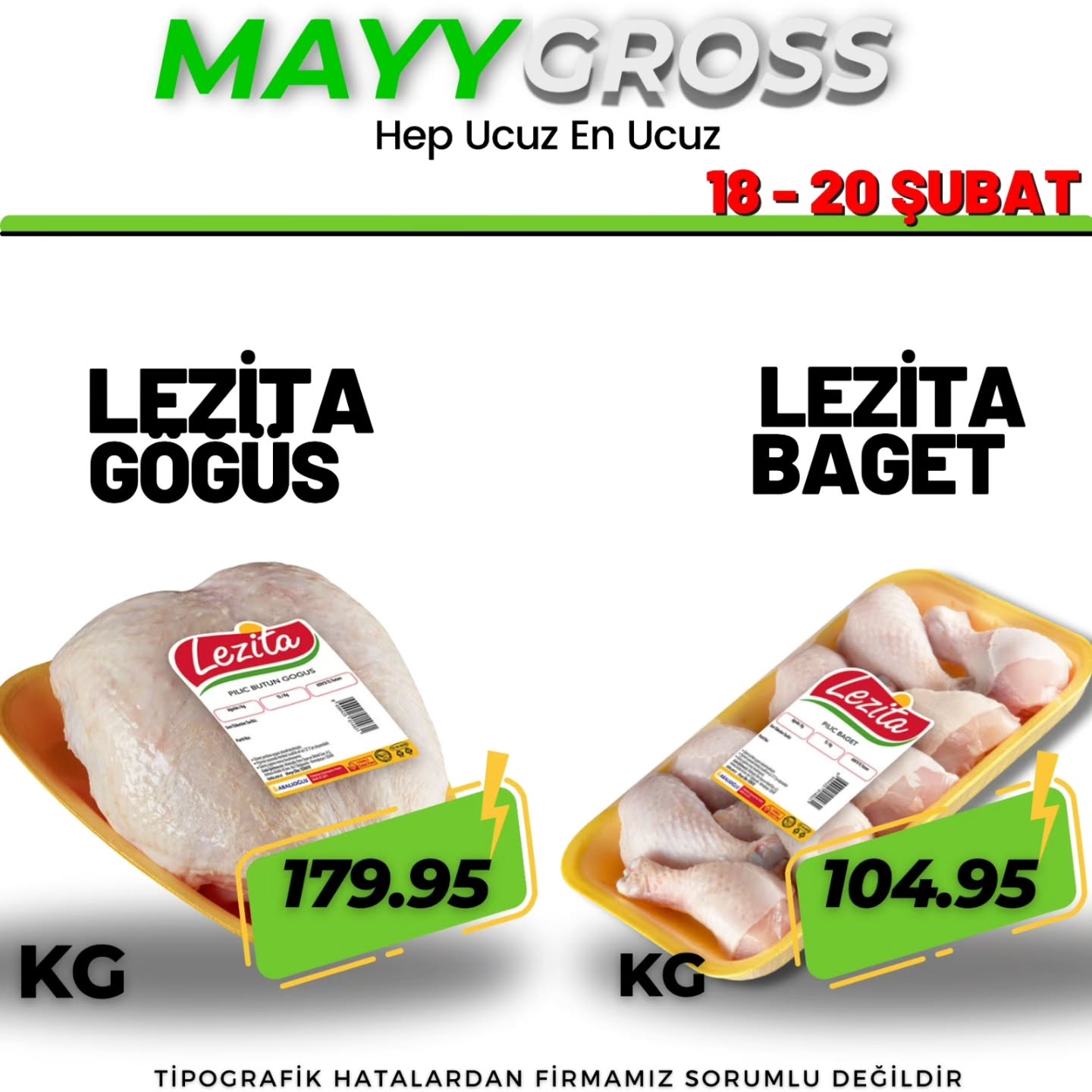 Ramazan Öncesi Avantaj Günleri!
Bereketli Alışveriş 18-20 Şubat’ta!
Ramazan Hazırlıkları MAYYGROSS’ta Başlar!#kırşehir #kaman #takipci #manav