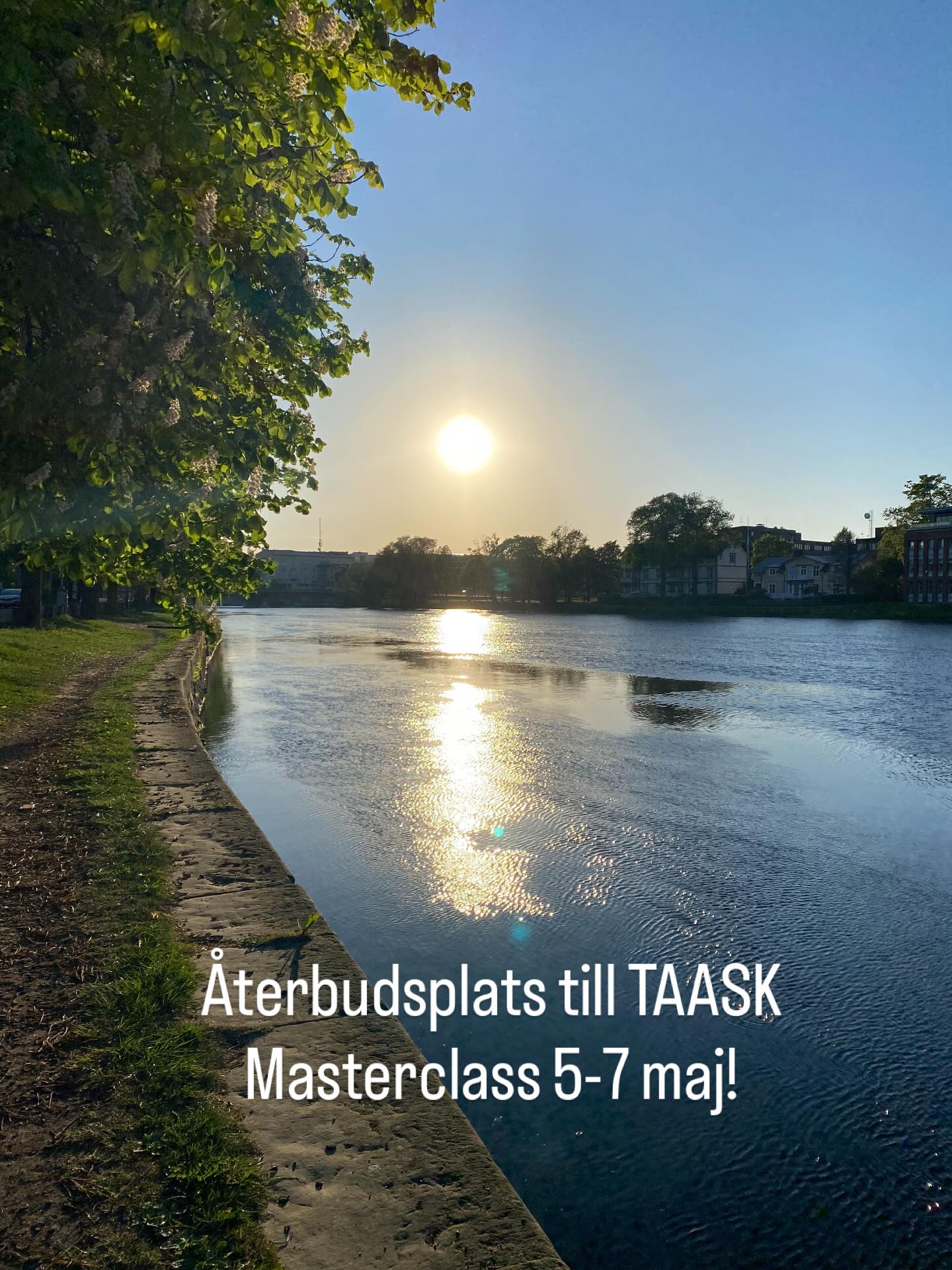 Vi har fått ett återbud till den annars fulltecknade kursen i Karlstad i maj!
Är du ST-läkare eller specialist och sugen på att gå, hör av dig snarast till kansli@taask.nu Välkommen!