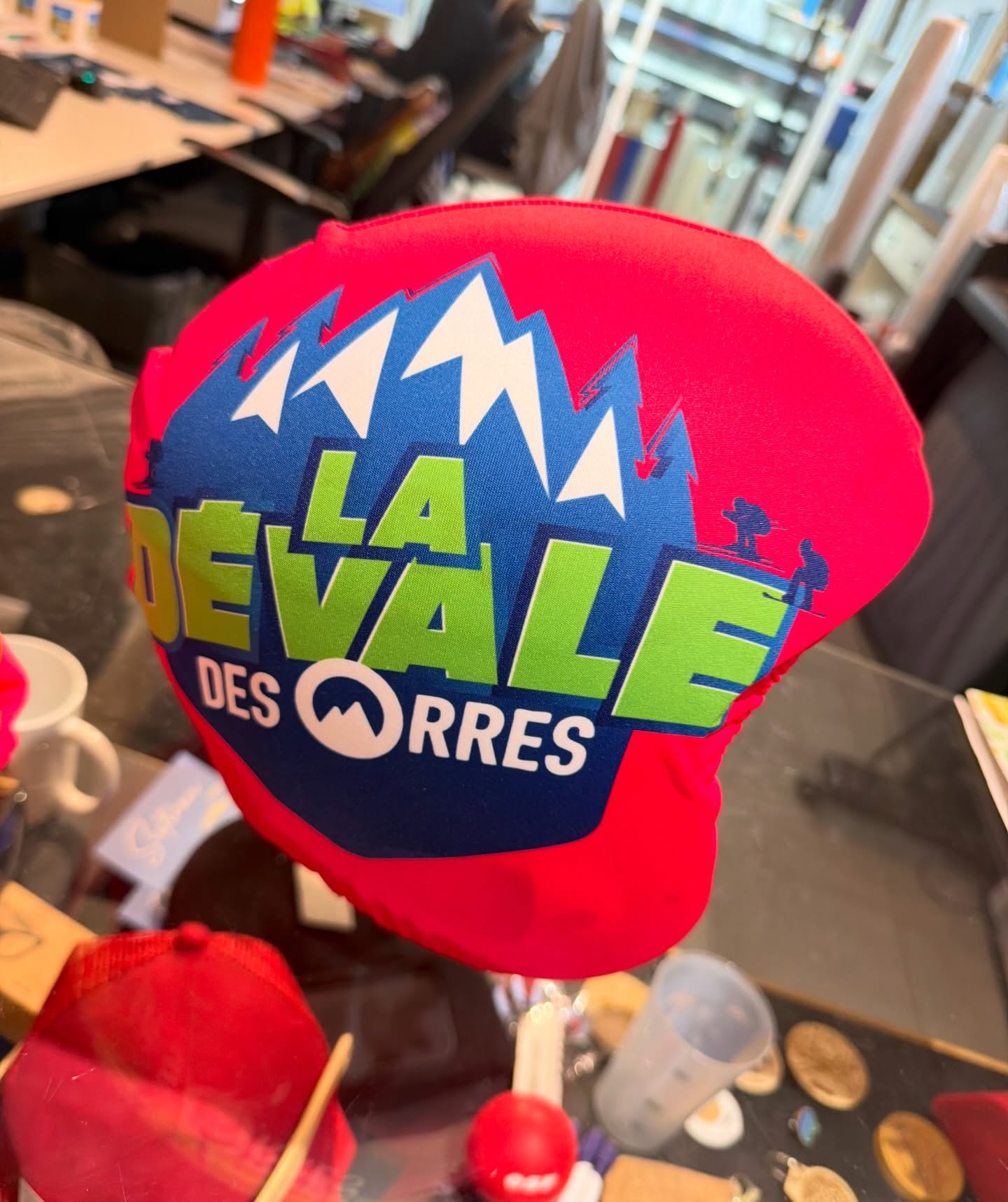 Couvre casque lycra personnalisé impression par sublimation