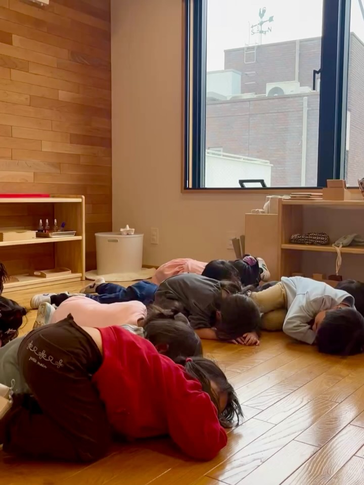 We had the wonderful opportunity to have Sari, a Dalcroze teacher, come to share her music with us. Moving slowly like elephants, lightly like birds, and going to sleep like tired bears was so much fun! Thank you Sari!