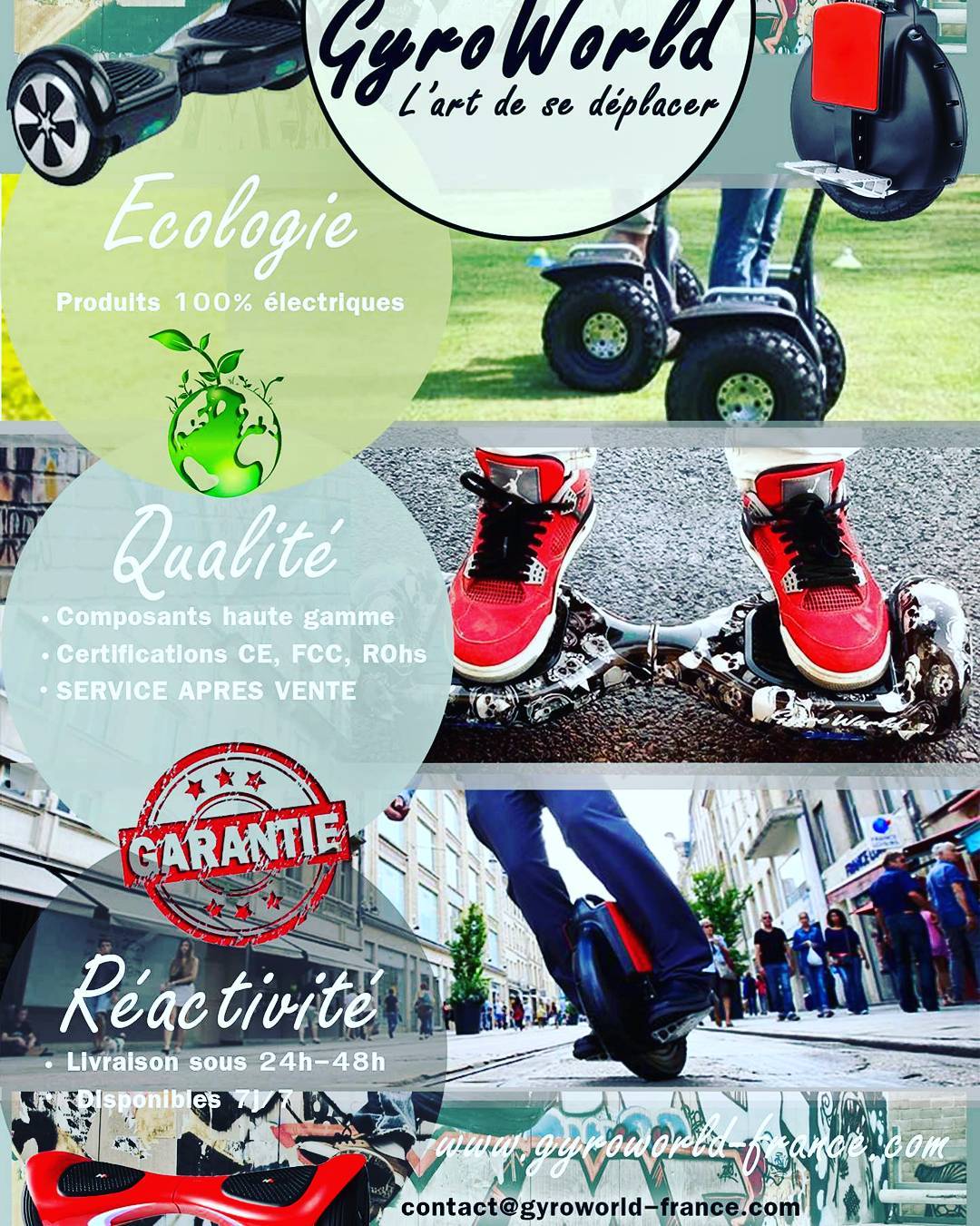 Retrouvez nous au 32 rue de Paradis, 75010 PARIS
#gyropode #moovway #smartboard #hoverboard #paris #solowheel #monowheel #trottinette #segway #fun #hype #smart #board #style #ride #skate #friends #funny