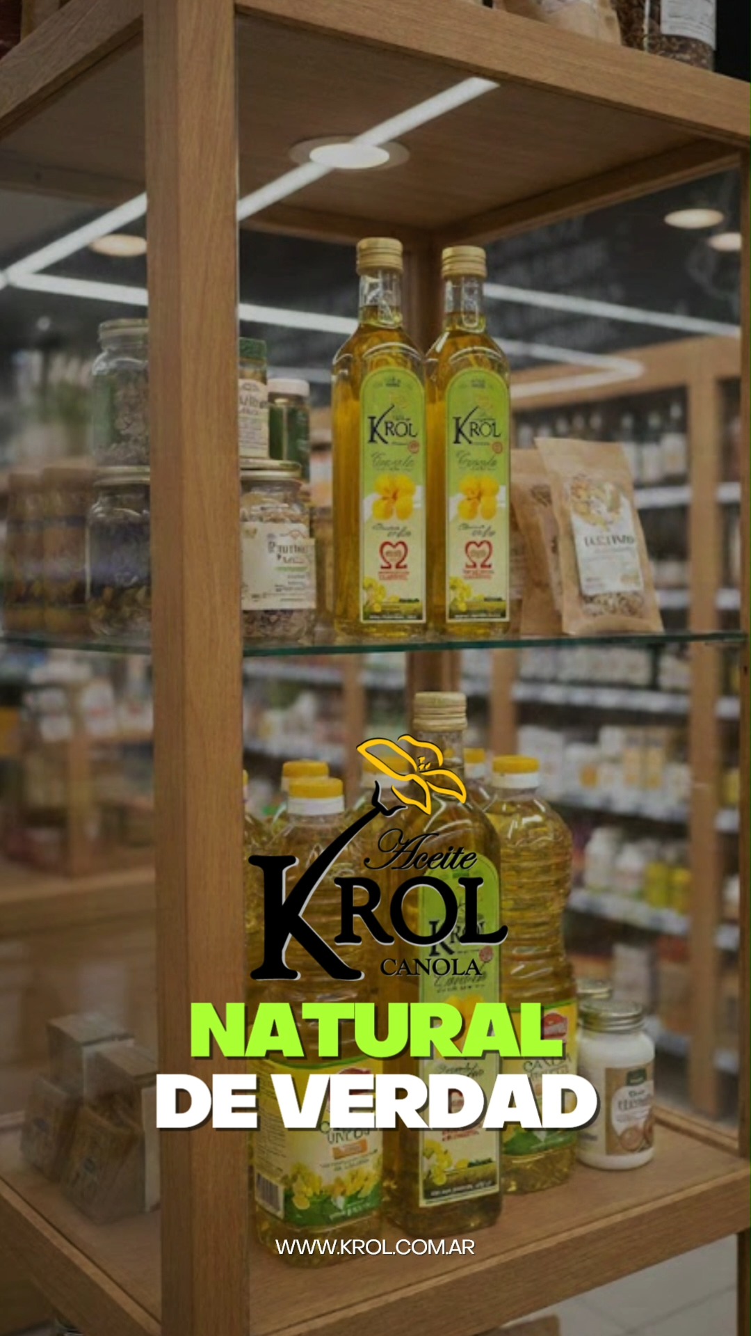 Lo natural no se explica... se nota.
En el color dorado
En el aroma auténtico
En el sabor real.
Krol es aceite de canola virgen prensado en frio.
Sin químicos, Sin refinados, Sin atajos.
-Rico en Omega 3, 6 y 9
-Fuente natural de Vitamina E
-50% menos grasas saturadas que otros aceites
-Libre de gluten y sin OGM
Cuando elegís natural de verdad, todo cambia.
Elegí KROL
Elegí calidad real.
#AceiteDeCanola #ElegíMejor #omega3 #hechoenargentina