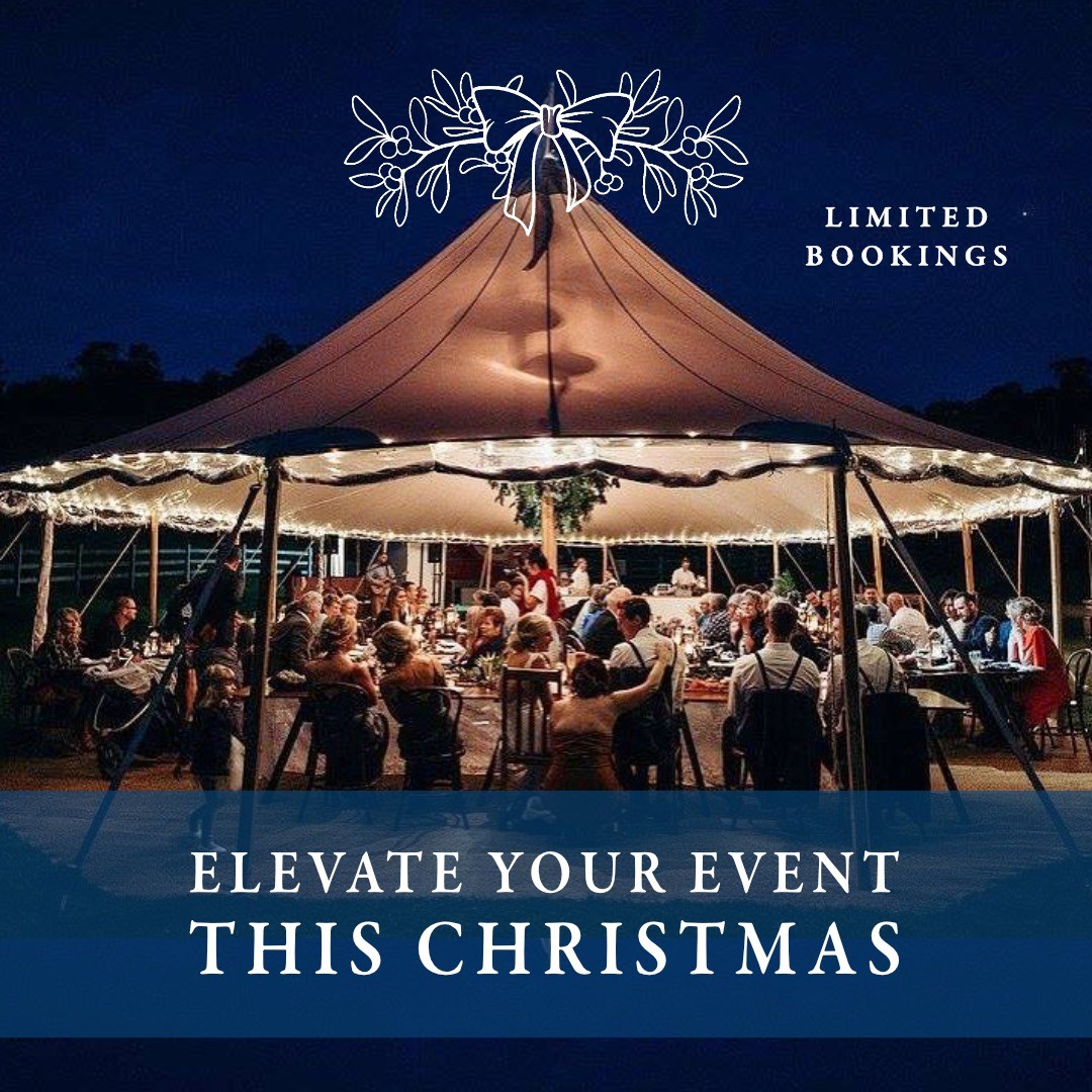 Elevate your event this Christmas with our stunning handcrafted sailcloth tents.
Designed for all weather conditions, with increased air flow for hot summer days and wet weather walls available, you and your guests can celebrate in style and comfort this Christmas.
We also offer bespoke styling, lighting & furniture hire packages tailored to suit your needs and budget.
Bookings are limited, so book today to avoid disappointment!
#Christmas #event #hire #tent #celebration #party #capricorncoast #rockhampton #yeppoon #styling #planning