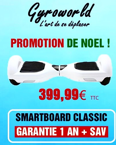 🎄 Xmas is coming !🎄 Notre modèle le plus vendu en réduction
Tous nos produits sont certifiés CE, RoHS, FCC: Pourquoi acheter moins cher de la mauvaise qualité ?
#gyropode #Gyroworld #moovway #Smartboard #skateelectrique #luxe #mode #Paris #Lille #Lyon #Noël #moovway #taagway #airwheel #monowheel #newheel #velair
Http://www.gyroworld-france.com