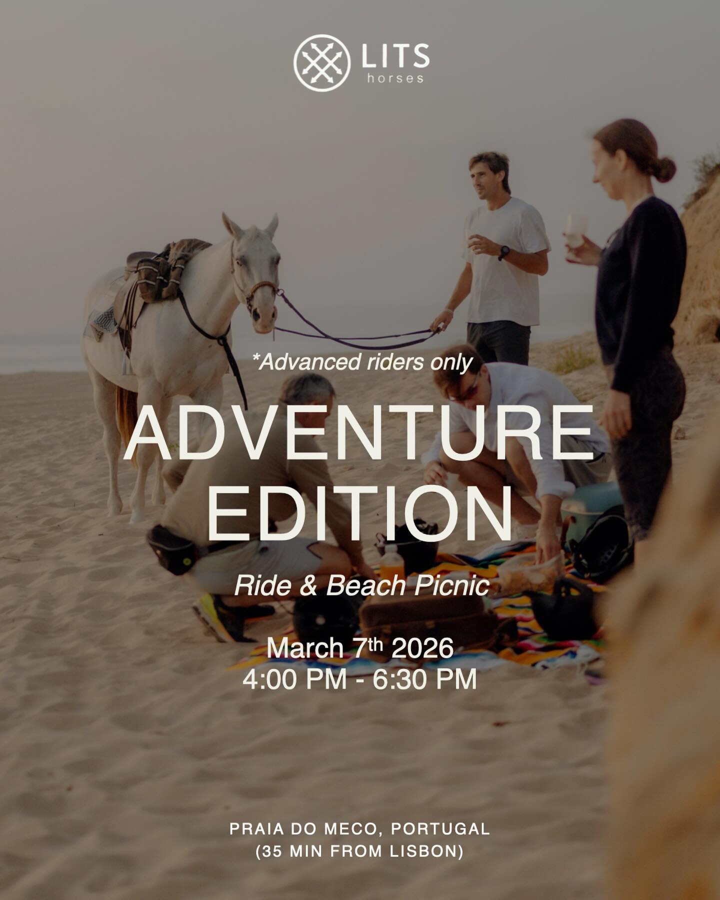 Not every ride is meant for everyone.
On March 7th, we open a special edition:
2 hours across dunes and coastline, ending with a quiet beach picnic at sunset.
For advanced riders only.
Limited to 6 participants.
If you feel ready, send us a DM for more information and to book 📲