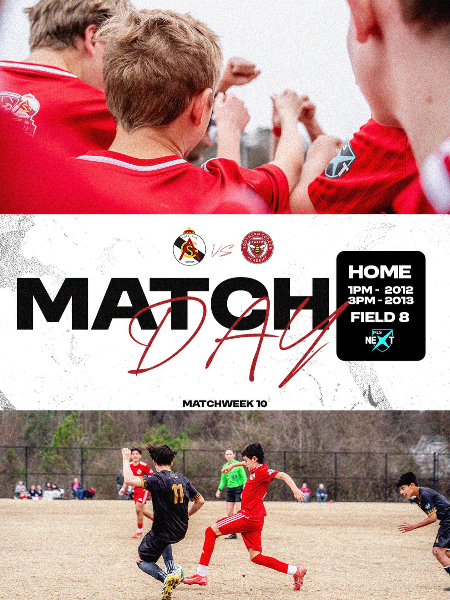 MLS NEXT Matchweek 10. We are home this Sunday and hosting Southern Soccer Academy! SSA sits within the top 3 of both age groups. Looking forward to a tough set of matches. Come out and support.
GO ASG! More than a club.