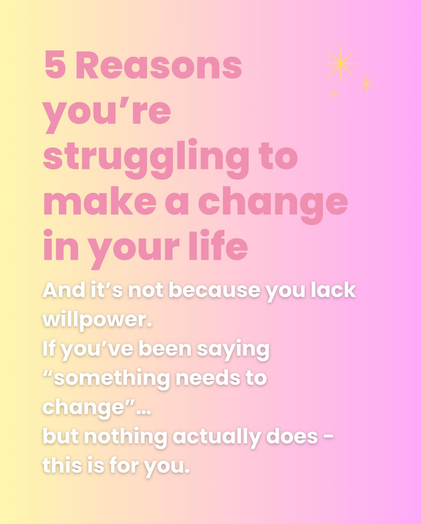 Many women come to me thinking they lack motivation.
They believe that it’s their own fault they’re in a place of disconnect, discomfort or struggle.
But it’s absolutely not.
What they actually lack is:
• clarity
• emotional connection to their why
• safe support
• self-worth strong enough to prioritise themselves
And the real reason is, this has never really been taught to us. Not in a way that makes sense.
Real change isn’t about shouting affirmations at yourself. It’s not about waking up and deciding to think more positively. Yes that can help, but you have to get yourself to that point first!
It’s about building foundations strong enough to support the new version of you, the person you want to be.
If you’ve been feeling that quiet sting that something needs to shift… this is your sign not to ignore it.
You’re not stuck.
You’re just at the beginning.
Because change can happen at any age or stage of life.
It happened for me, it happens for my clients, and it can absolutely happen for you too 🩷
If you’d like my support to get started please do send me a message, or come and join my free online workshop Reconnect With Yourself, happening next week on the 25th (link in bio). I’m here to help and I’d be honoured to support your journey.
Lots of love,
Jo xx
