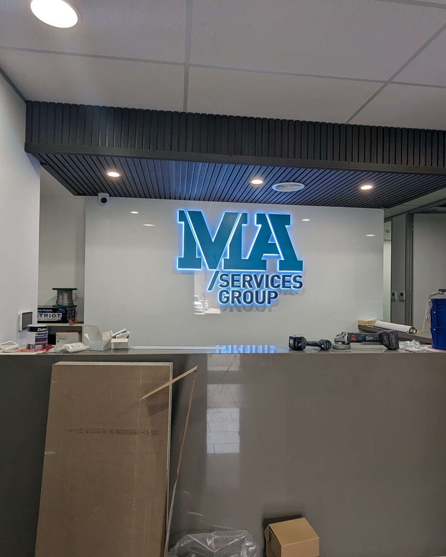 Sign Cafe is excited to share the magic we brought to MA Services with our latest project!
Our exterior building sign for MA Services shines bright, capturing attention and echoing the professionalism that defines their brand. Impactful from every angle. Our reception signage seamlessly blends style and identity, creating a welcoming space that mirrors the excellence of MA Services. First impressions matter, and we've made sure it's a lasting one!
Cheers to MA Services for trusting us with their vision! #BrandTransformation #Advertising #Marketing #Sgns #Business #FYP #Design