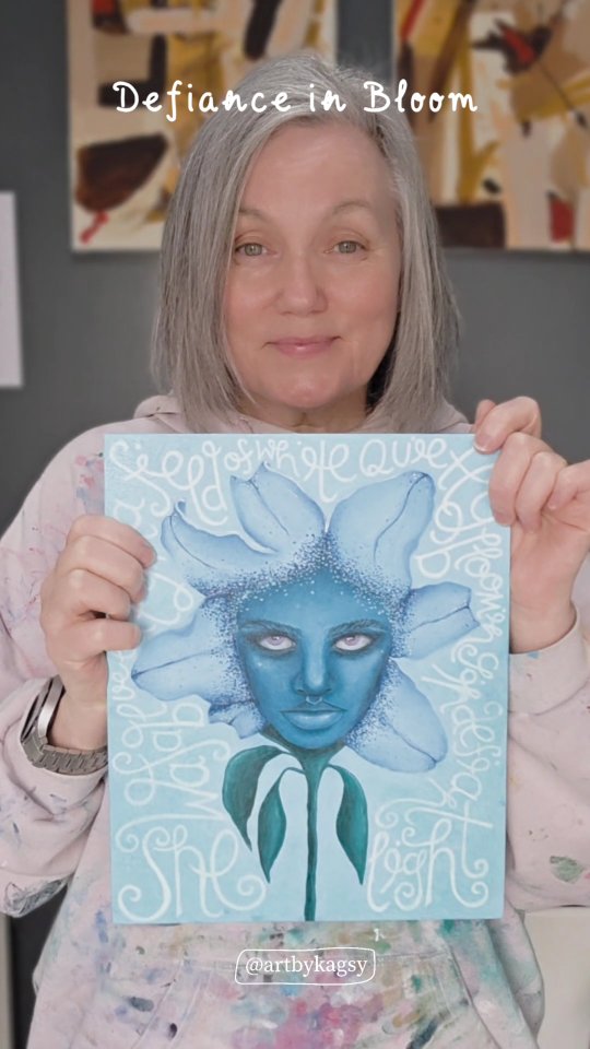 Defiance in Bloom, was never meant to fit in. She was meant to bloom differently.
This surreal blue lily painting represents feminine power, self-acceptance and unapologetic truth.
For the woman who refuses to shrink, dim her light or make herself smaller to fit into the crowd.
If this speaks to you, share it. If you see yourself in her, own it and hang it somewhere as a constant reminder that you are a strong and powerful person.
Fine art prints available now.
(I'm testing out a new way of doing my reels, let me know if this works or not?!)
#SurrealArt #FeminineEnergy #WomenInArt #EmpoweredWomen #SelfAcceptance BlueLily StatementArt ArtWithMeaning UnapologeticWoman