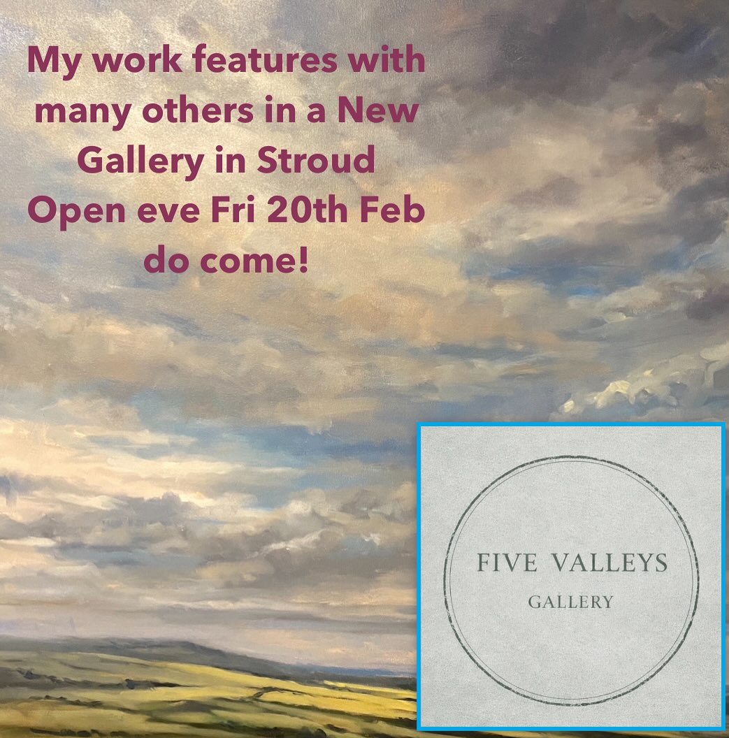 AND ……ITS OPEN!!
Are you free Friday eve?
New Gallery in Stroud-
5 Valleys Gallery
It’s in Home of Vintage in the 5 Valleys shopping centre
OPEN EVERY Thursday to Sunday , late night Fridays
We have a meet the artists open evening 6-8 THIS FRIDAY Feb 20 6-8pm
All welcome - come for a glass of fizz and an arty interlude!! 🥂🥂🥂🖼️🖼️🎉🎉🎉🎉🎉🎉🎉🎉🎉🎉🎉🎉
#wineandart #openinvitation #artappreciation #stroudartists