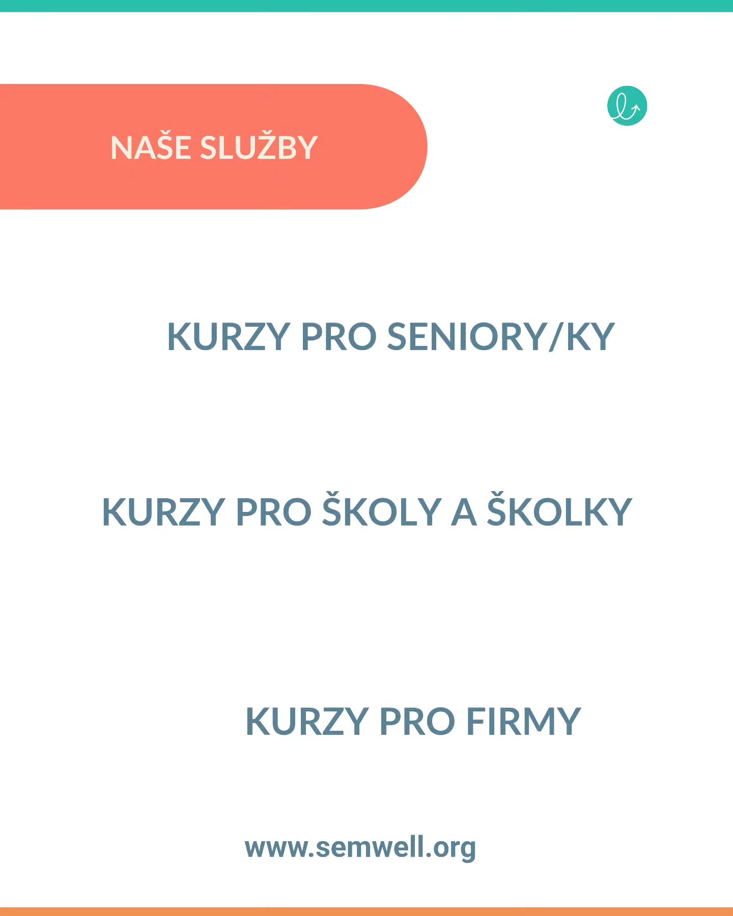 🌿 Hledáte víc klidu v každodenním shonu?
V SEMwell podporujeme duševní zdraví skrze mindfulness, pozitivní psychologii a praktické wellbeing programy. Ne teoreticky. Ale tak, aby to dávalo smysl ve skutečném životě – ve škole, ve firmě i doma. 💛
✨ Co u nás najdete?
• workshopy a kurzy na odolnost vůči stresu, emoční gramotnost a prevenci vyhoření
• mindfulness a meditační techniky, které pomáhají zklidnit mysl a zlepšit soustředění
• podporu pro pedagogy, firmy i jednotlivce, kteří chtějí víc rovnováhy a méně tlaku
Věříme, že klid není luxus. Je to dovednost, kterou se můžeme učit. 🌱
👉 Přidejte se k nám a objevte, jak posílit svou odolnost a vytvořit prostředí, kde se dá dýchat.
🔗 Odkaz najdete v biu.
#semwell #mindfulness #dusevnizdravi #wellbeing