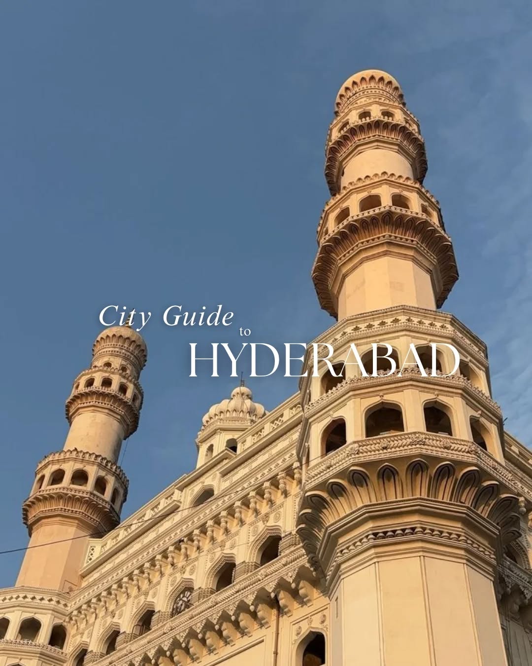 City Guide: Hyderabad where heritage meets modern charm.
From the iconic Charminar to buzzing food streets, royal Nizami flavors to serene lakeside sunsets we’ve mapped the magic of Hyderabad.
A city where history whispers through old lanes and luxury rises in skyline views.
Swipe left to explore the soul of India’s City of Pearls.
#GrowVista #CityGuide #HyderabadDiaries #ExploreHyderabad #IncredibleIndia