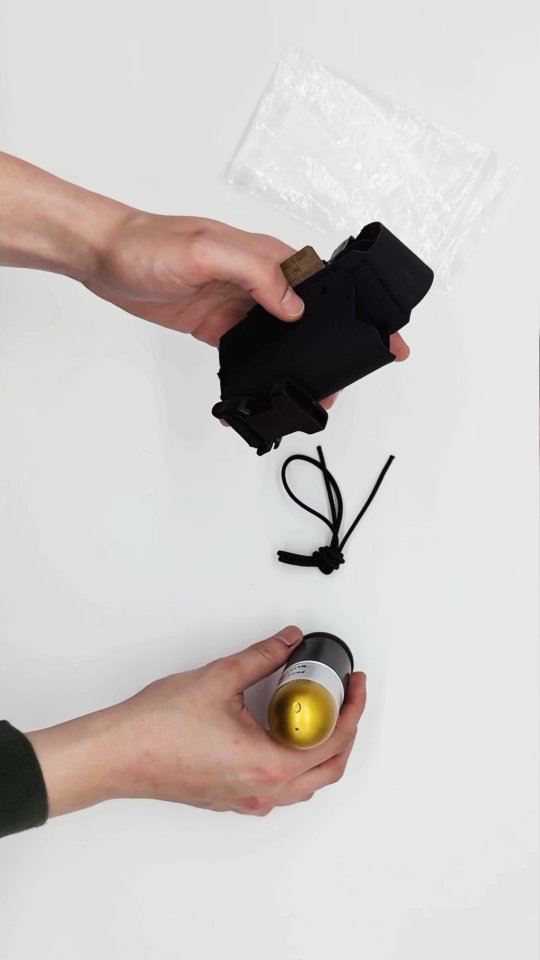 Montage poche LBD
La poche est également compatible pour la cartouche supplémentaire du T7