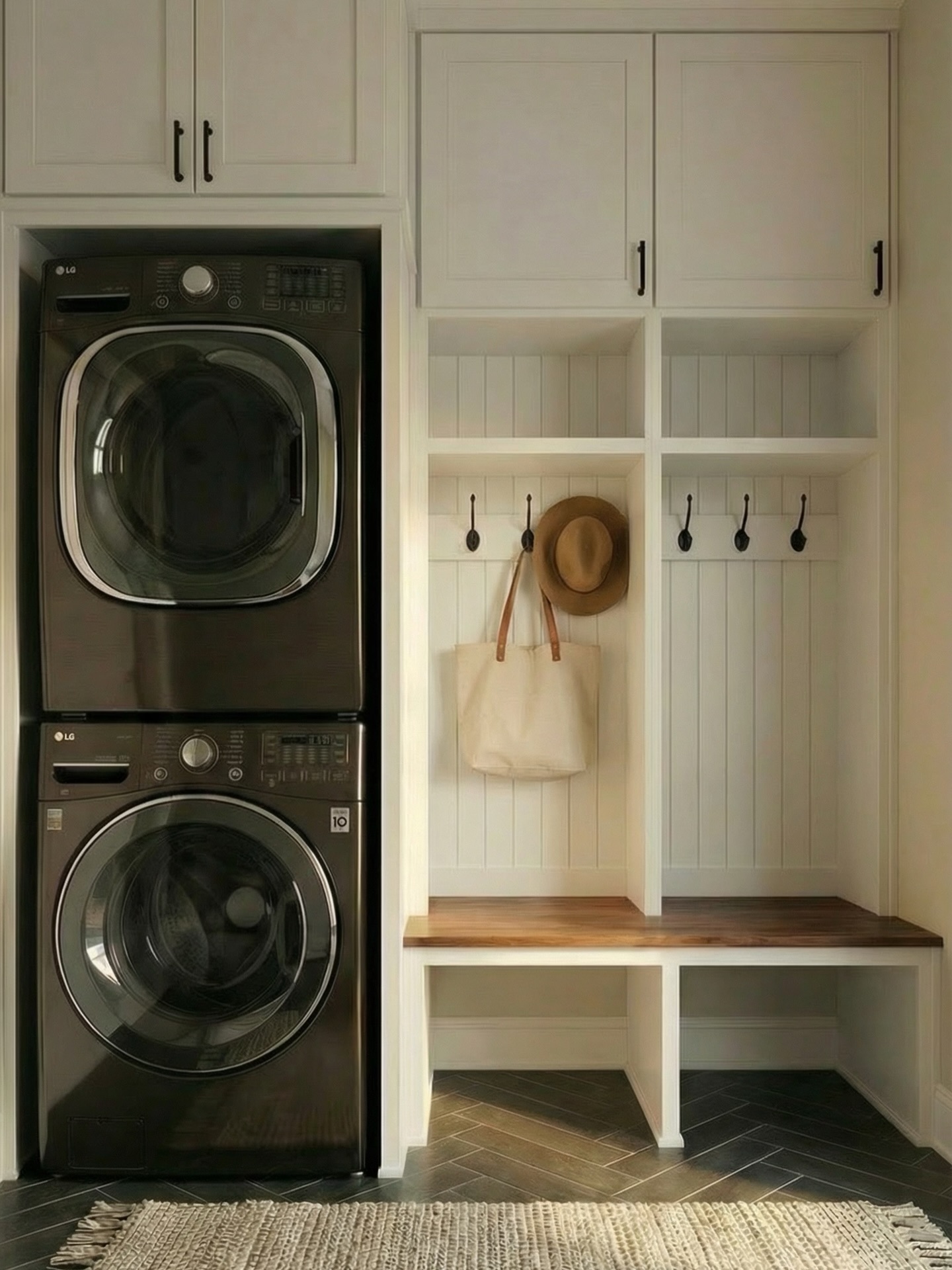 We transform laundry rooms too! Built-ins for the clutter, bench tops to drop the bags and hooks where you actually need them. It’s simple, clean, and works the way it should.
These are the kinds of upgrades that make everyday life a little easier and aesthetically, a lot better looking.
If your laundry room needs some love, let us know - we’ve got you. 👊🏼