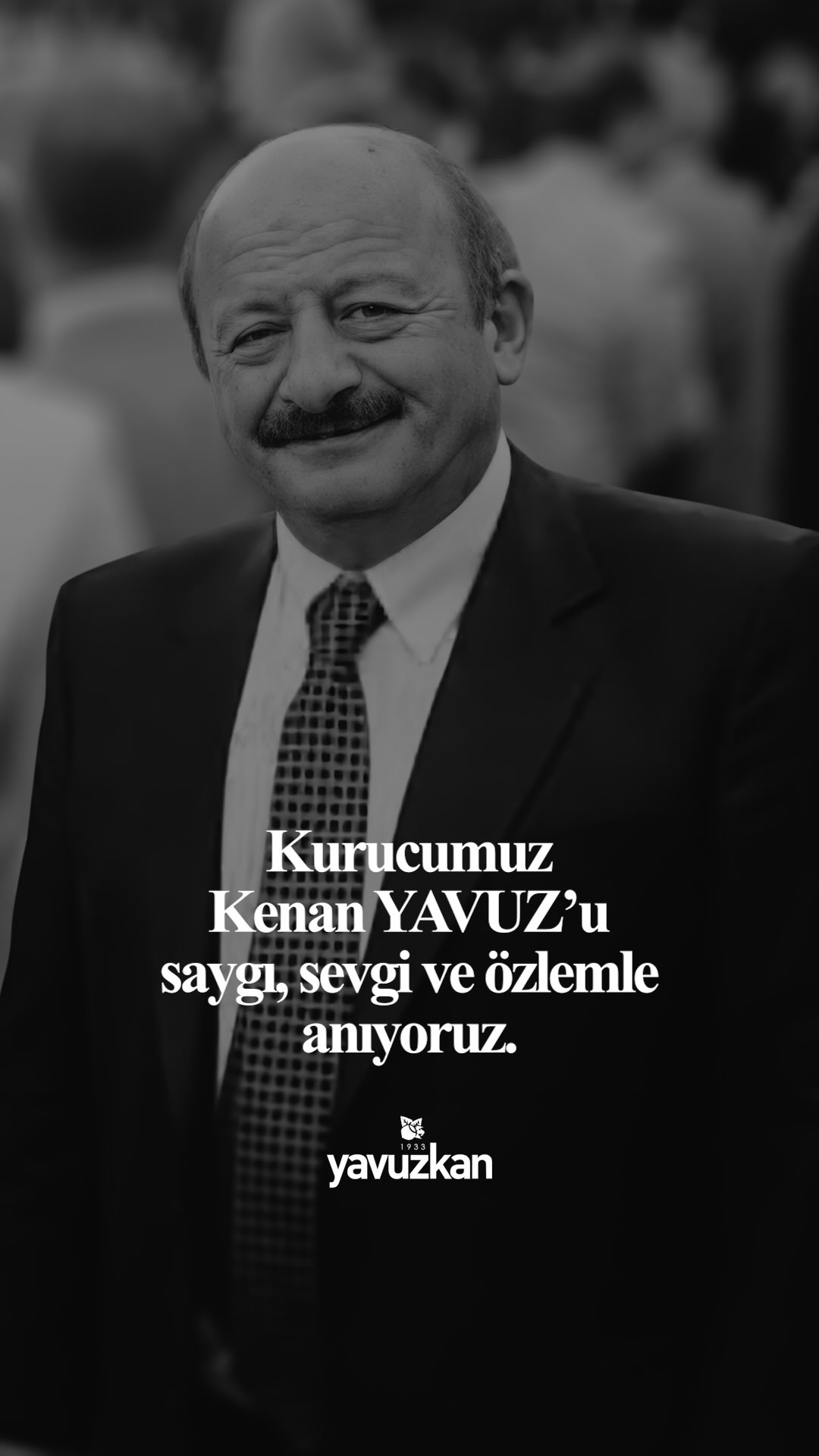 Onsuz geçen dördüncü yılda Kenan Yavuz'u sevgi, saygı ve özlemle anıyoruz.