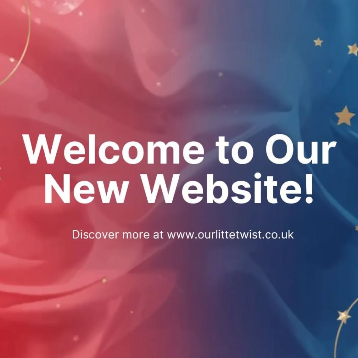 ✨️ Check out our new website ✨️
www.ourlittletwist.co.uk
With new stock and more coming soon